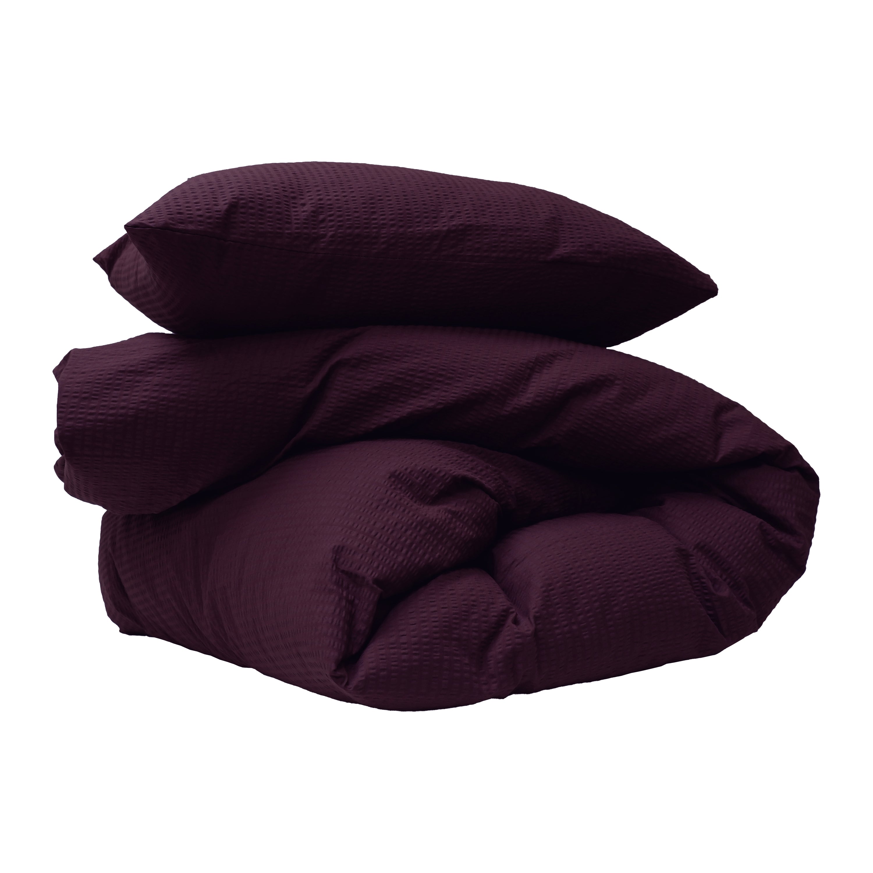 Crisp Sheets Plum Dekbedovertrek 140 x 220 cm - Paars