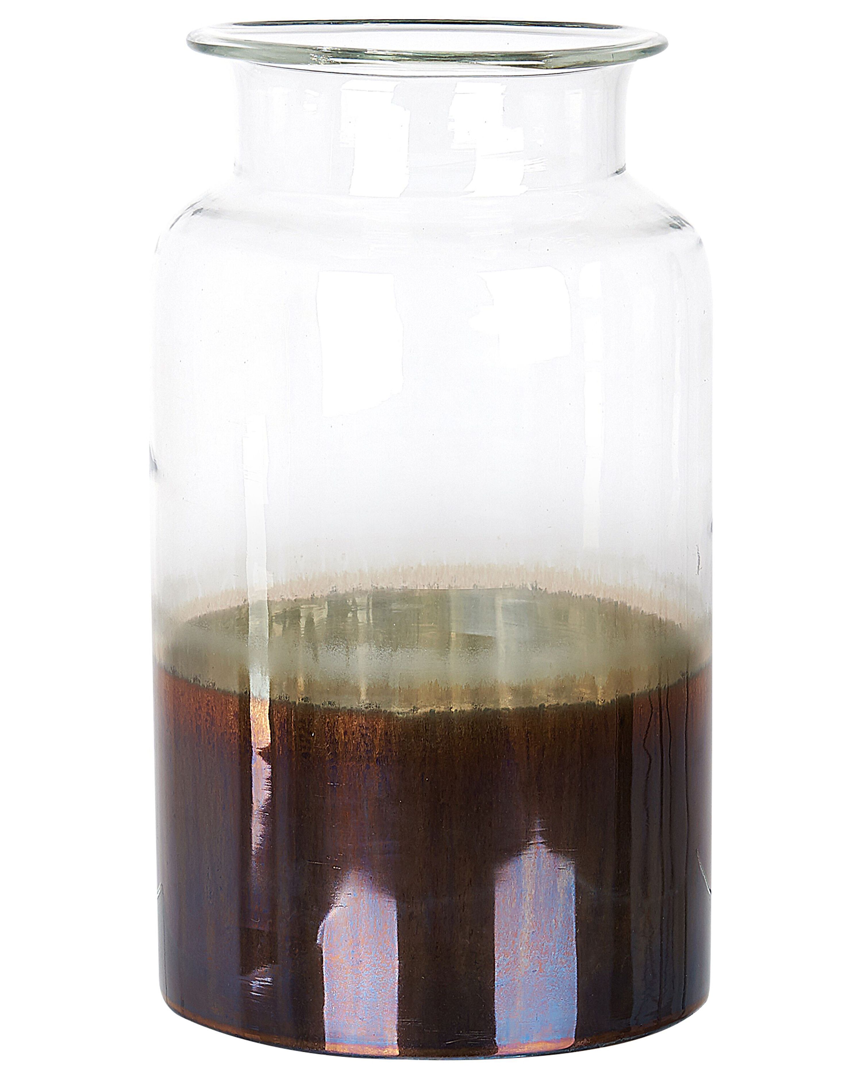 Flower Vase BHATURE Glass 30 cm Multicolour
