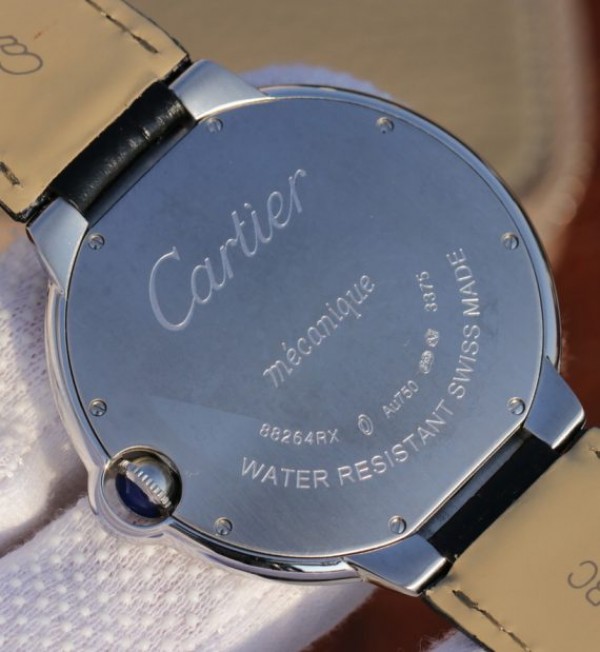 Replica Cartier TWF Ballon Bleu 46mm White Textured Dial MIYOTA9015 - Top club