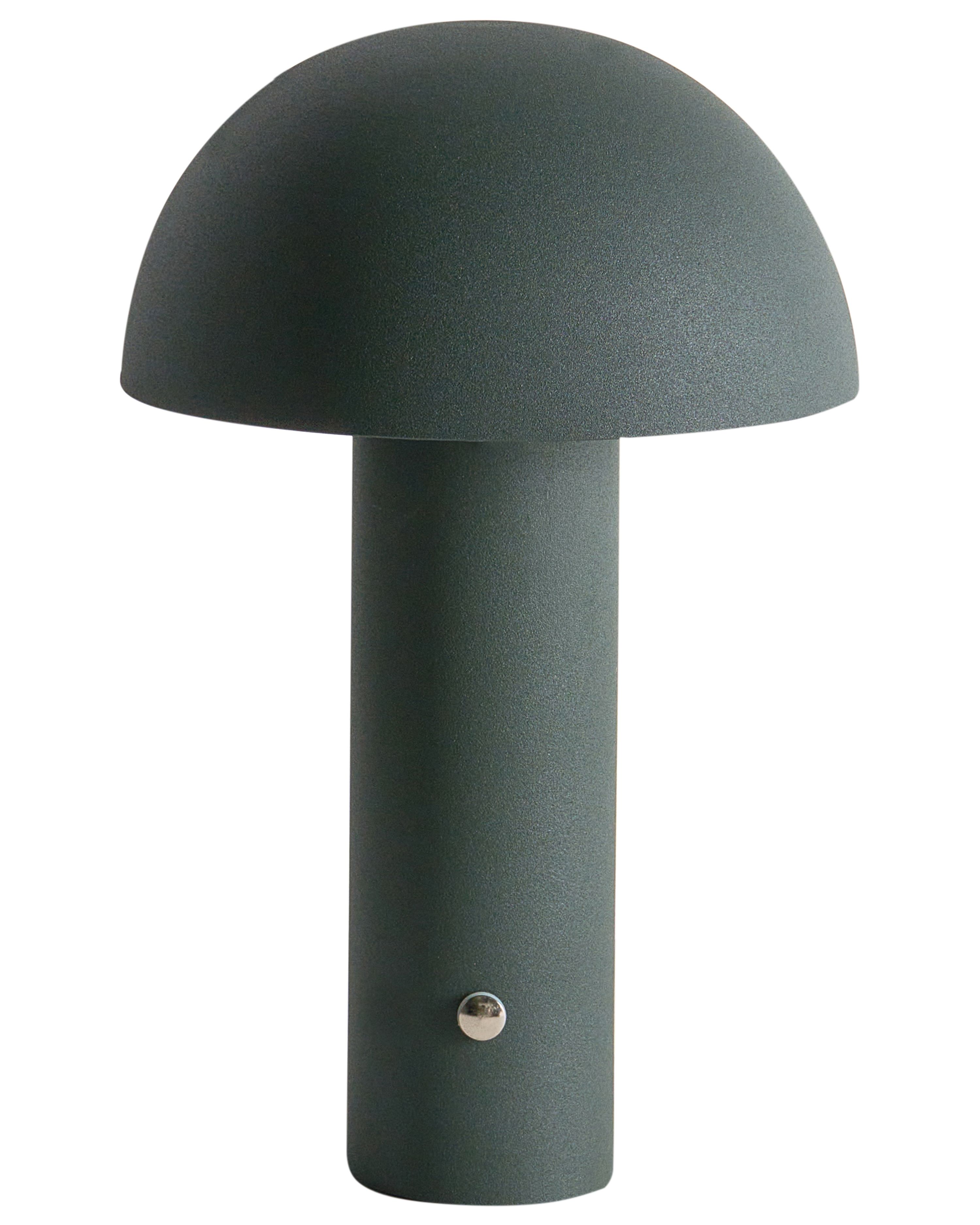 Wireless LED Table Lamp BOJO with Dimmer Metal Dark Green