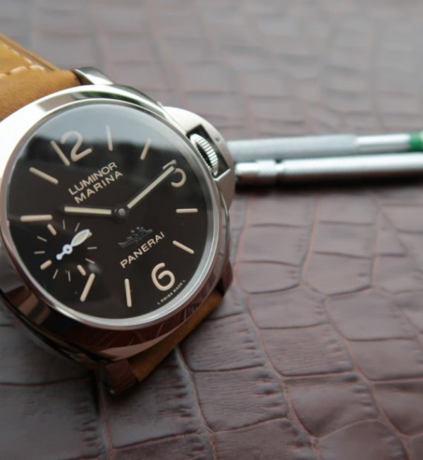 Replica Panerai PAM416 Beverly Hills Brown Asso Strap A6497 - Top club