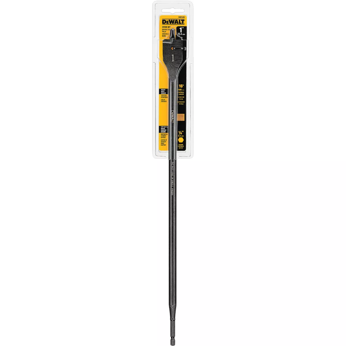 DeWalt 1 In. x 16 In. Spade Bit
