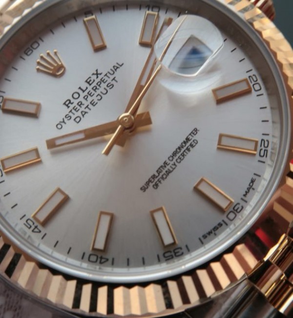 Replica Rolex DateJust II 41mm SS/YG Silver Dial Stick Marker SS/YG Bracelet A2836 - Elite Watch Atelier