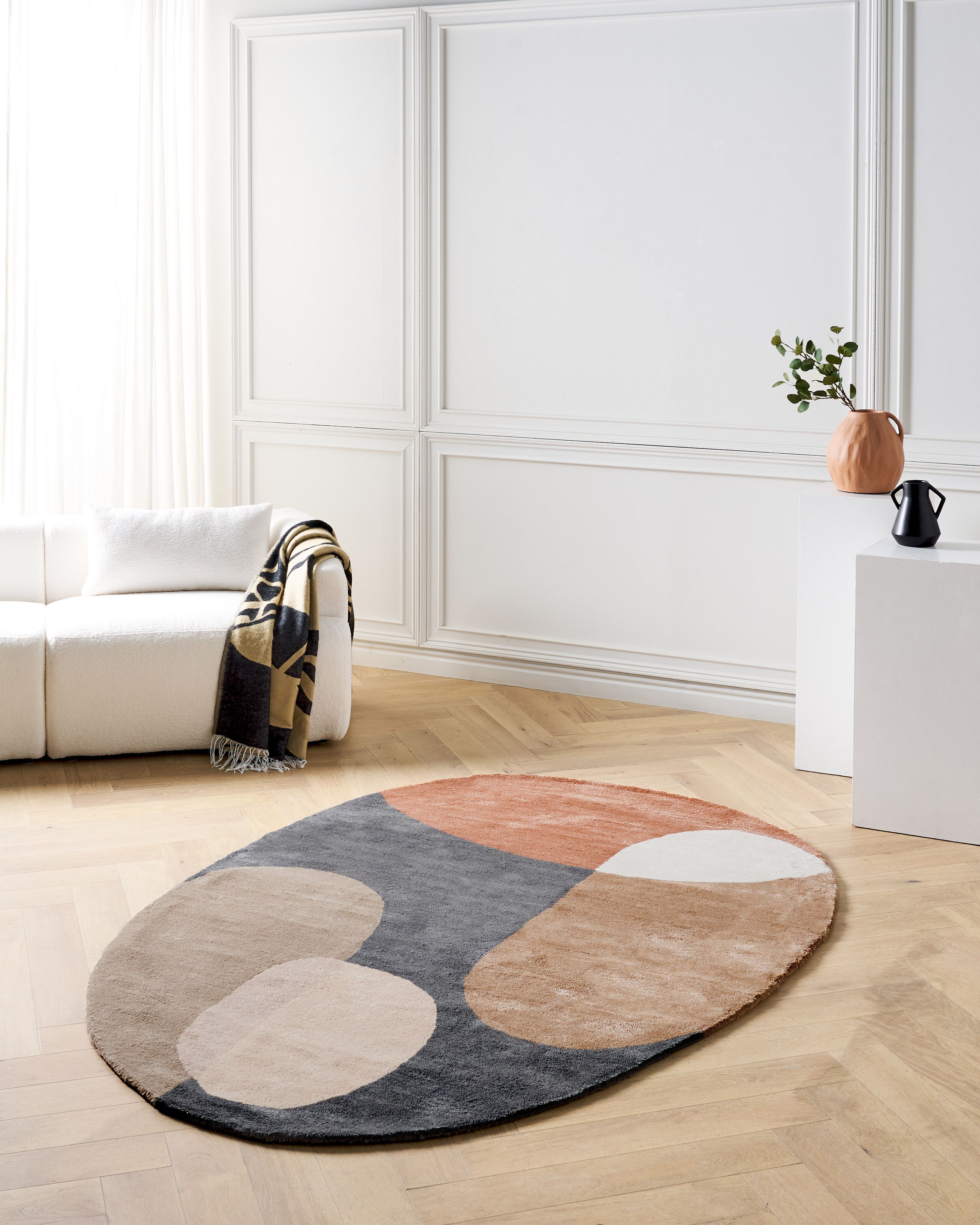 Rug KAFAR Multicolour 160 x 230 cm Viscose
