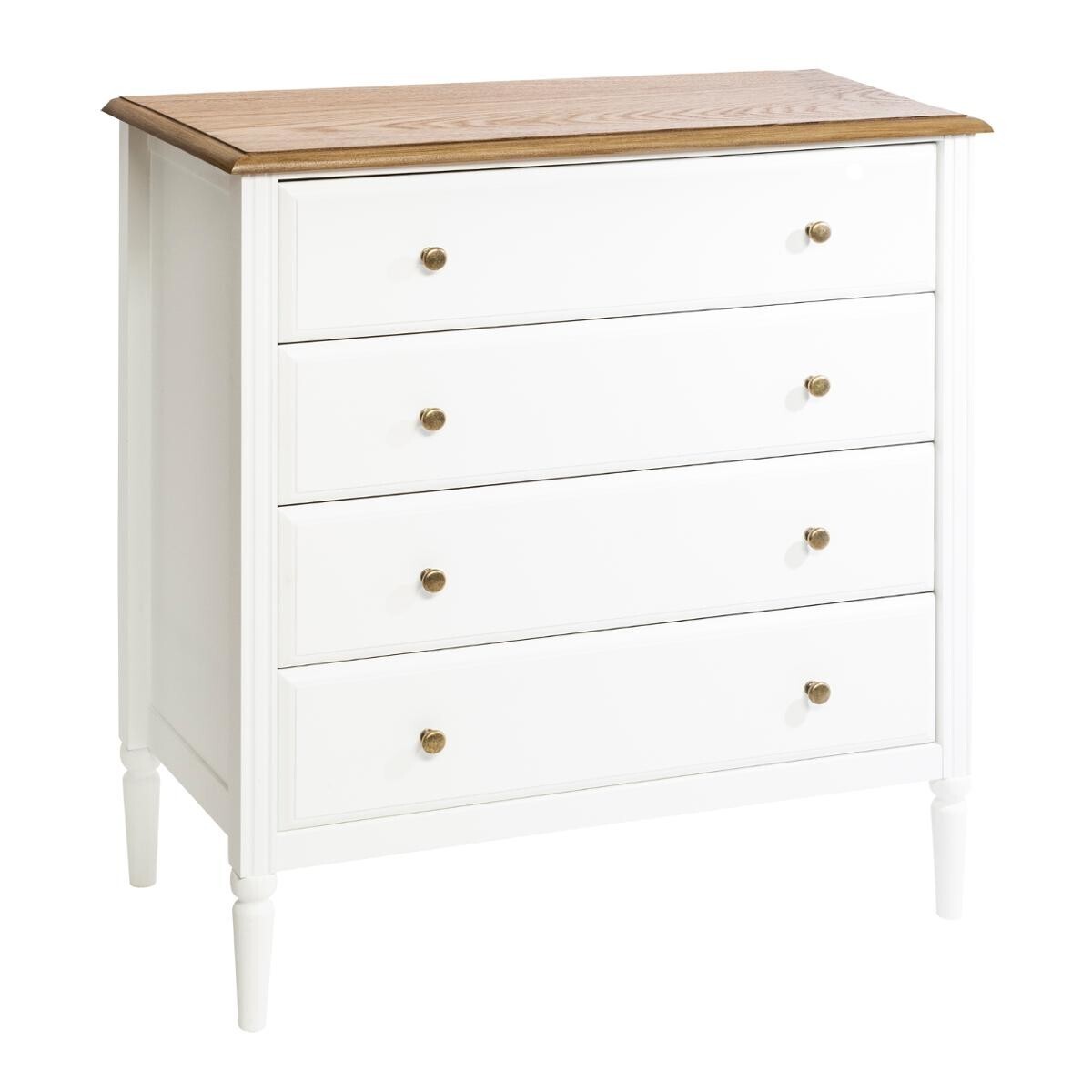 chest of drawers "Solen" White, 5 drawers