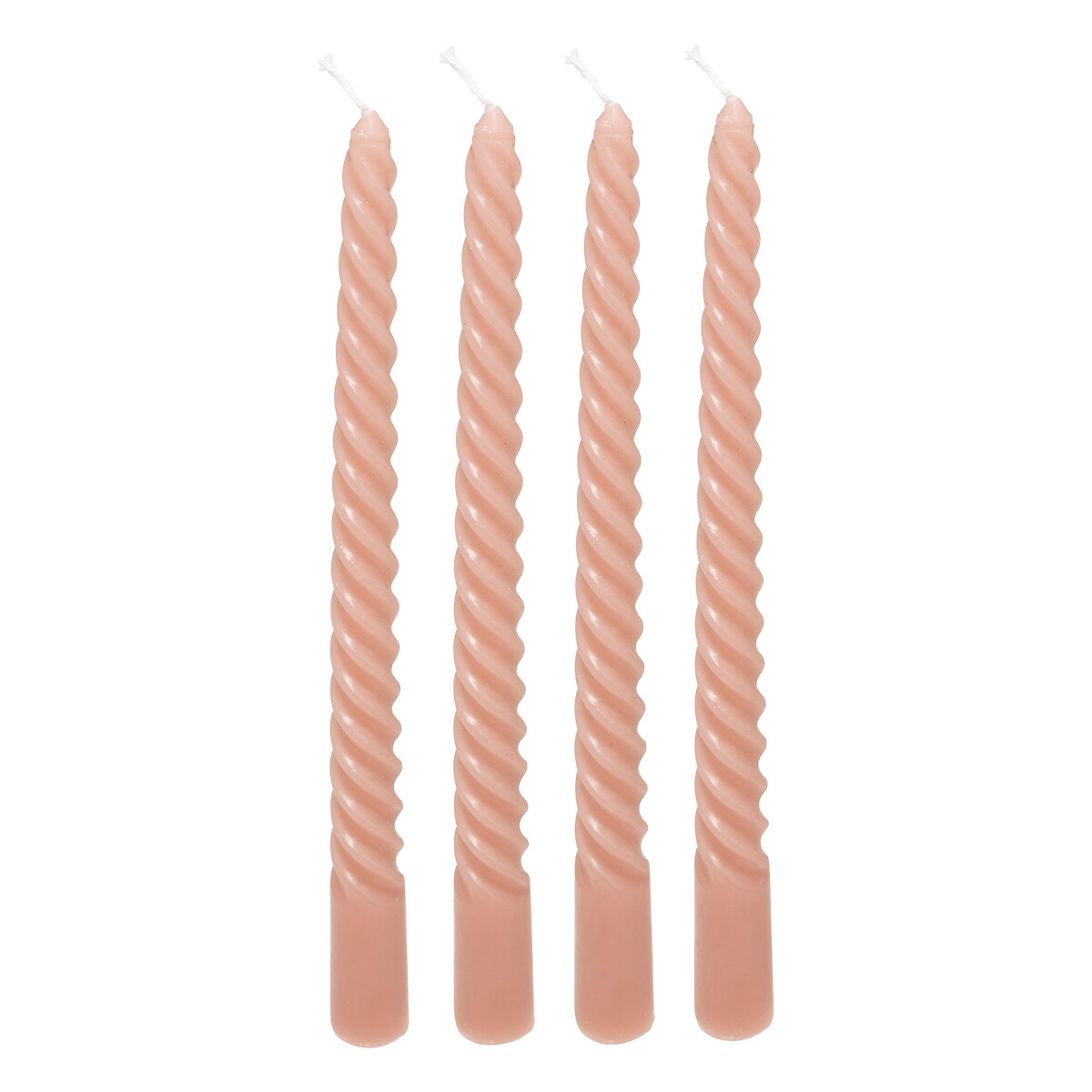 Candle stick "Twist Many" Pink, 180g