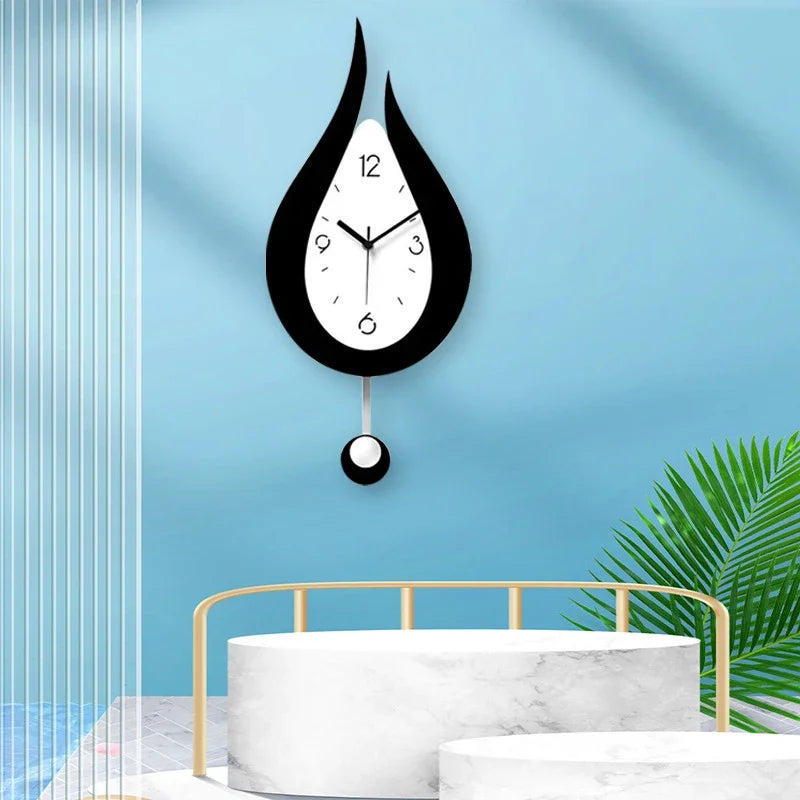 AquaStijl | Moderne Acryl Slinger Wandklok