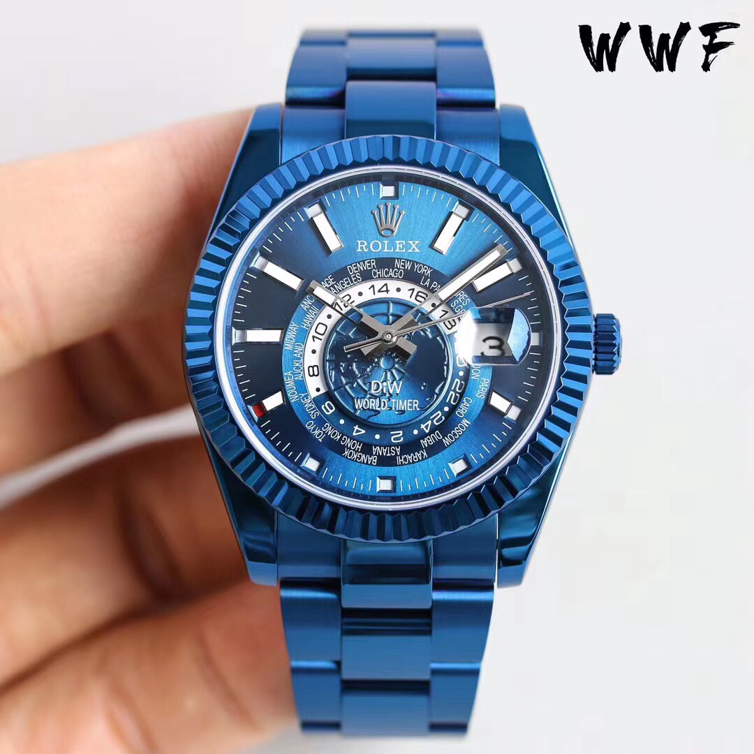 Rolex Skywalker ROLEX Series - DIW Modified - 40MM - Dark Blue(1:1 replica) - Elite Watch Atelier