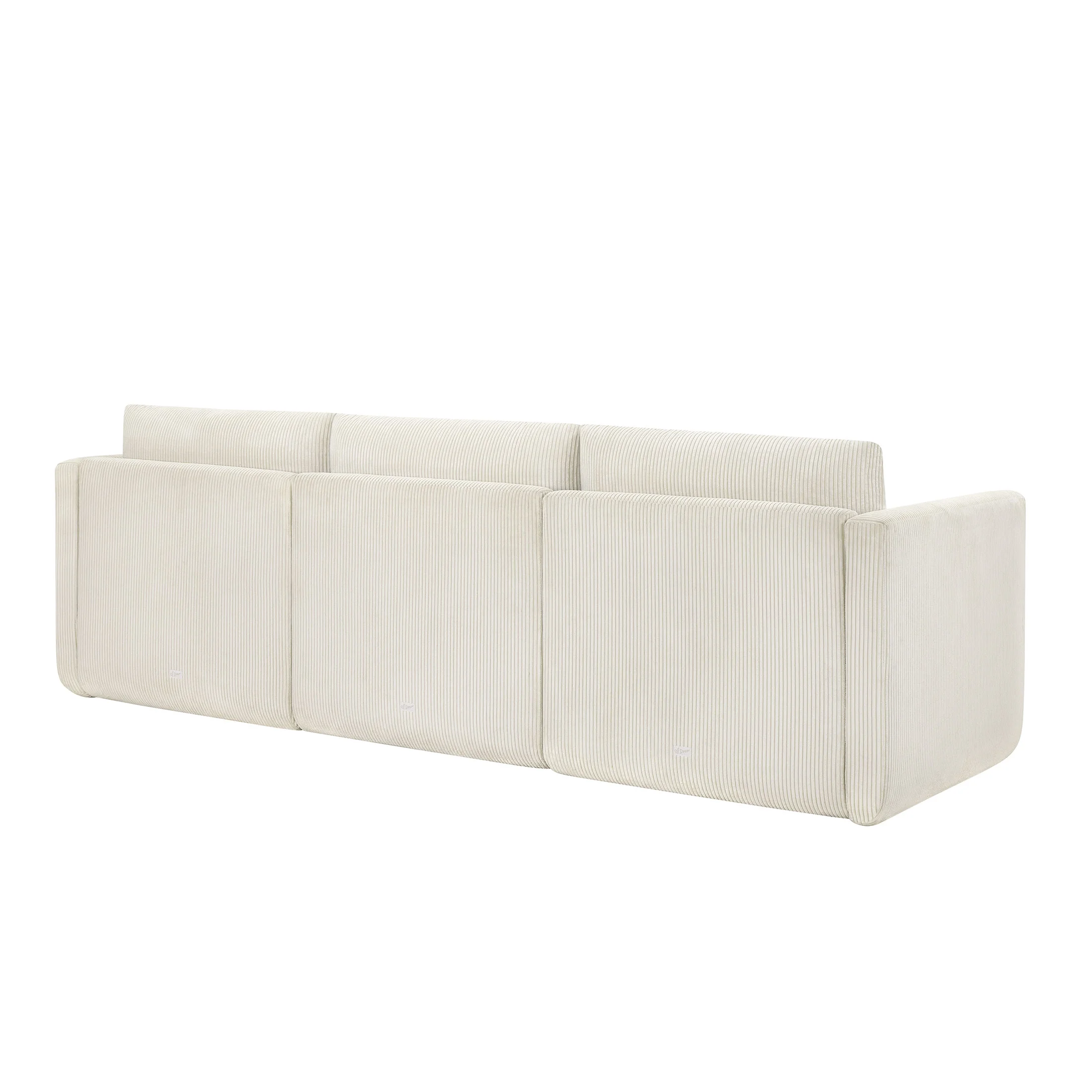 Beautiful Drew Modular Sectional Sofa with Ottoman by Drew Barrymore, Gray Fabric - Image 45