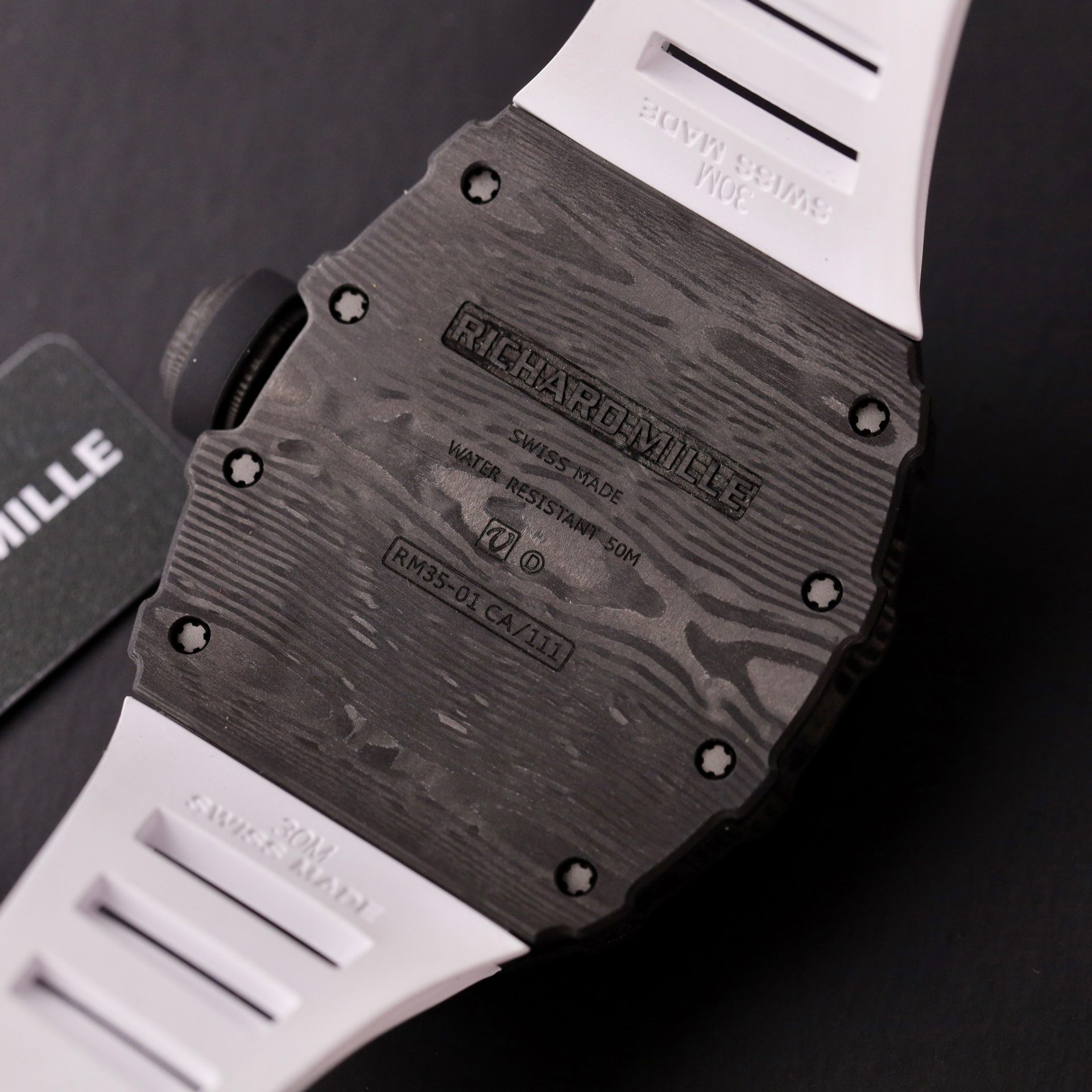 Richard Mille Replica Watch RM35-01 Carbon Rubber Strap BBR Factory 44mm - Top club