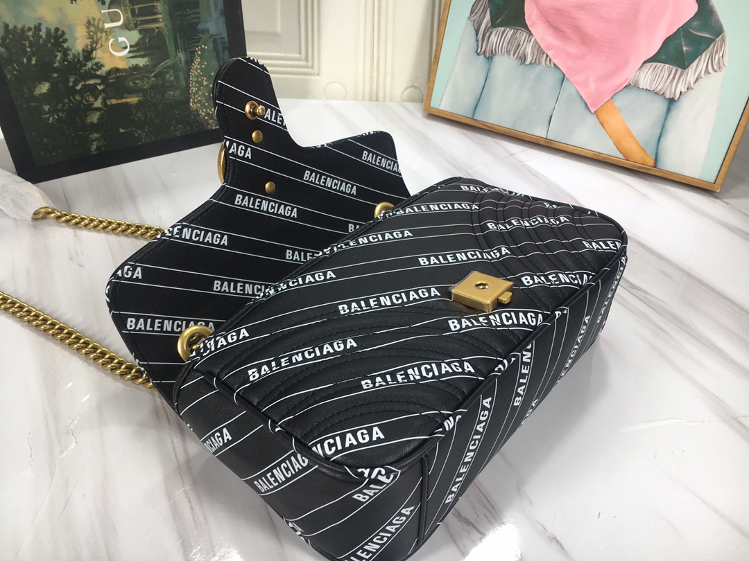 Replica Gucci The Hacker Project Small Double G Marmont Bag1:1High-quality replica