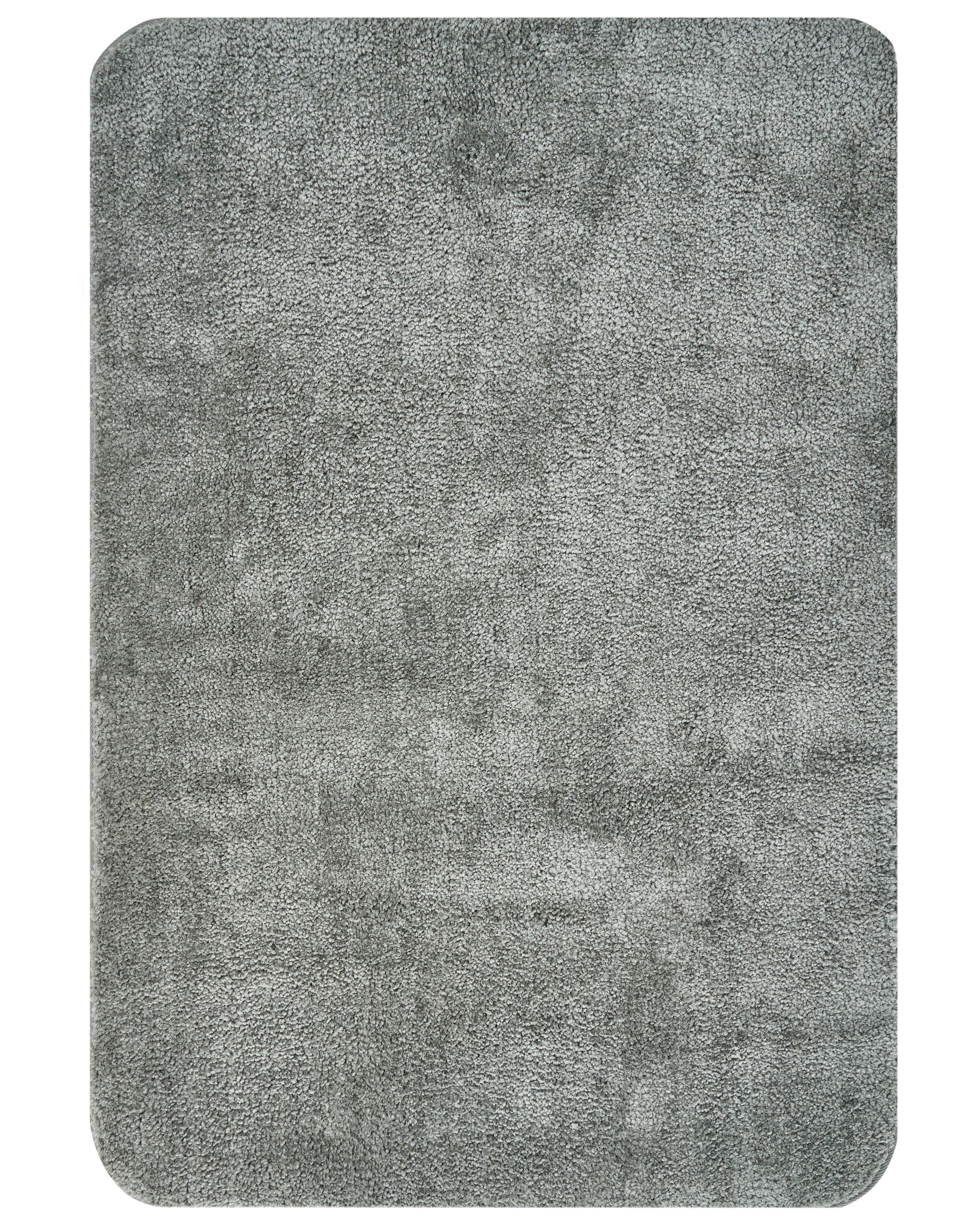 Bath Mat URLANA Grey 60 x 90 cm Microfibre