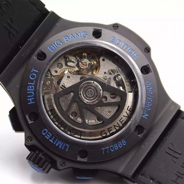 Replica Hublot Big Bang Full Ceramic Evolution Blue Magicb Gummy Strap HUB4104 - Top club