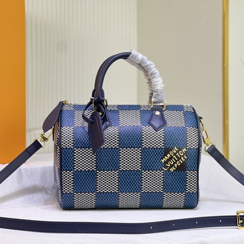 Louis Vuitton LV  Speedy 25 Checkerboard Shoulder Bag Handbag1:1High-quality replica