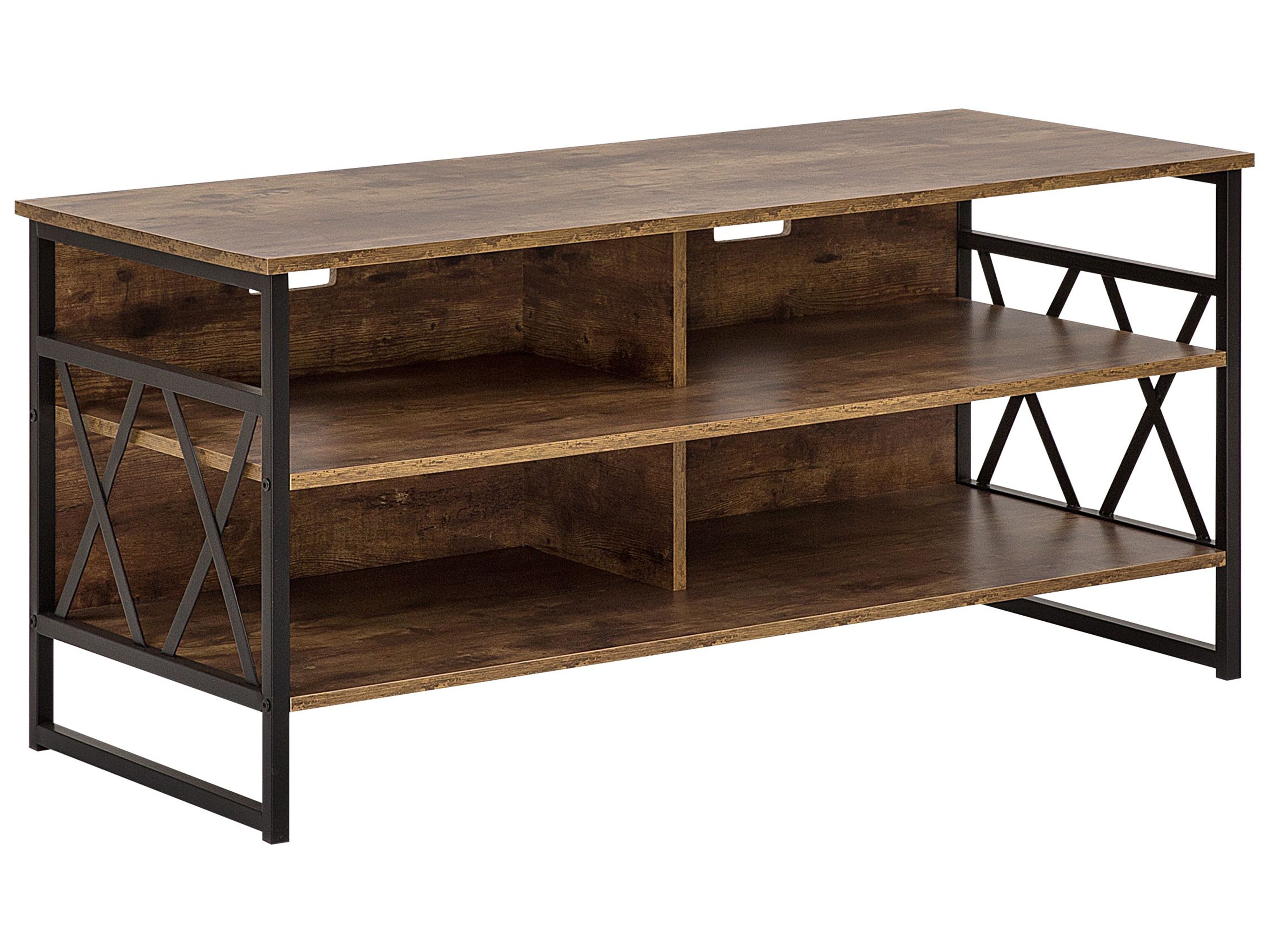 TV Stand CARLISLE Dark Brown
