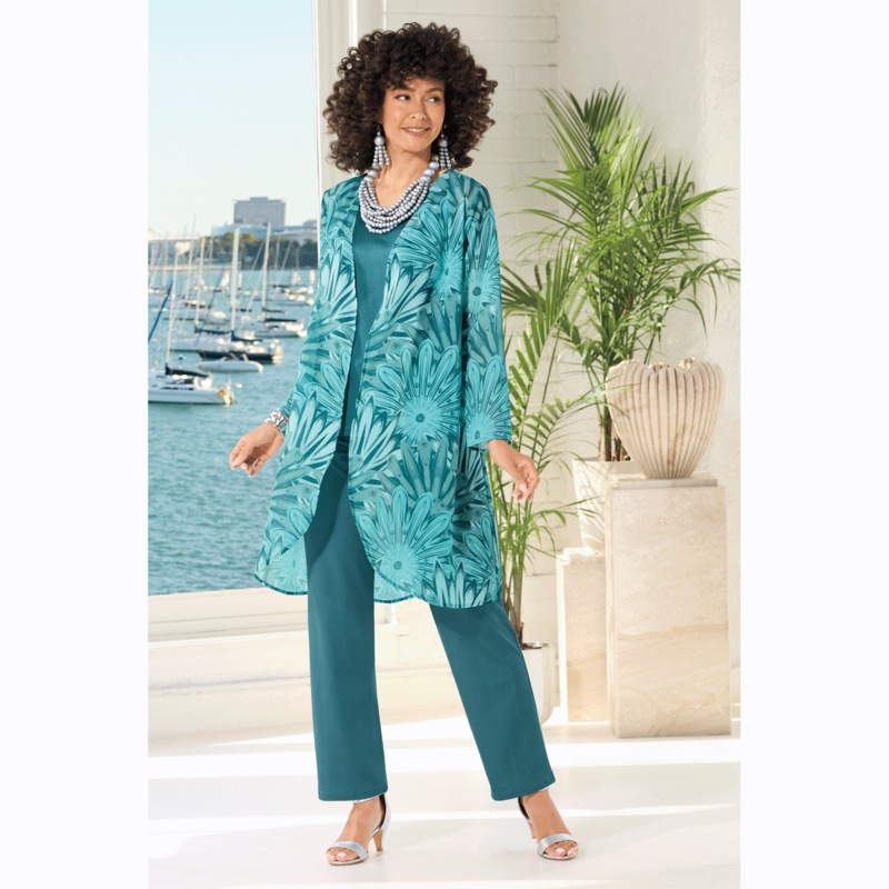 Alina 3-Piece Pant Outfit - MIDNIGHT VELVET CATALOG