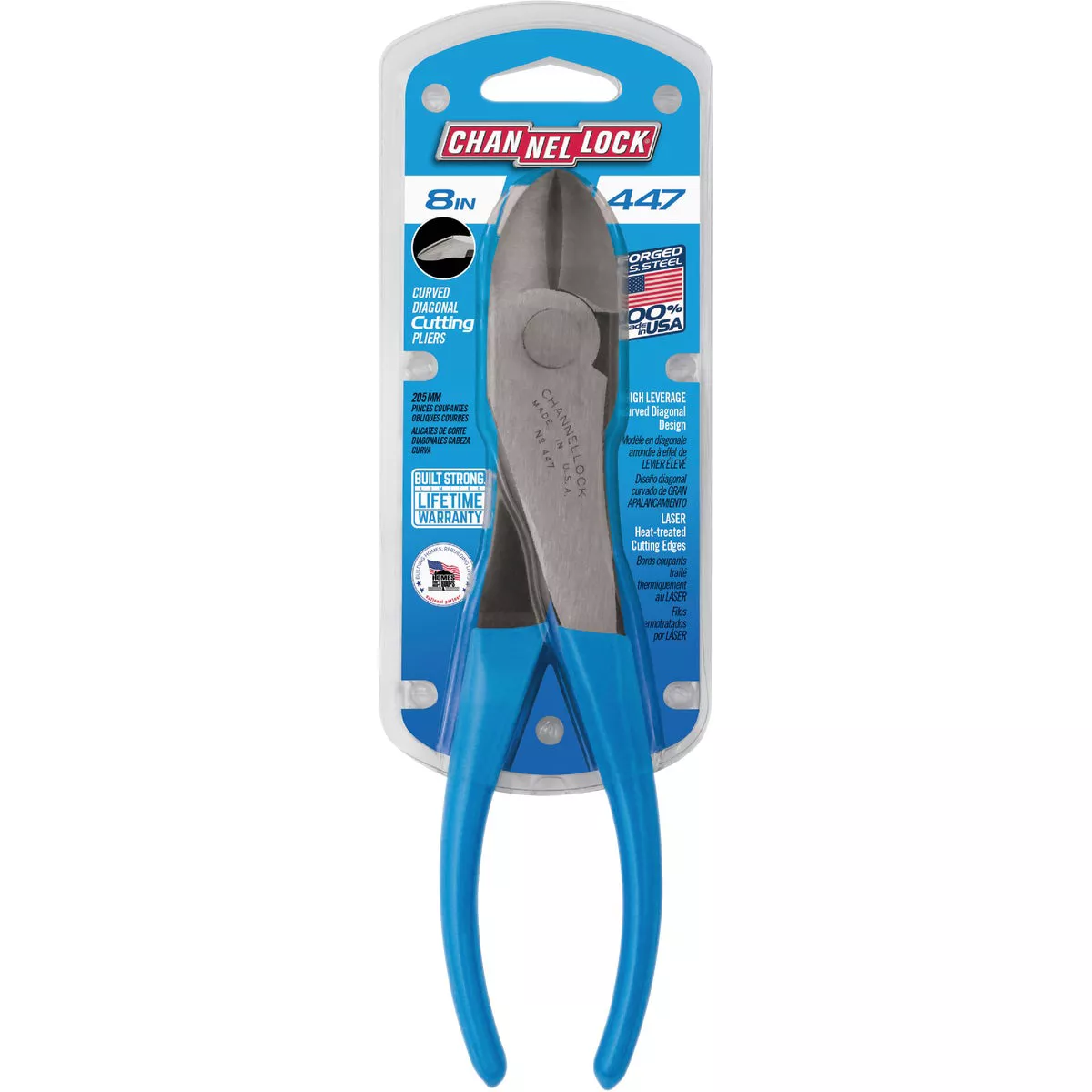 Channellock 7-3/4 In. Curved Diagonal Cutting Pliers with Box Joint
