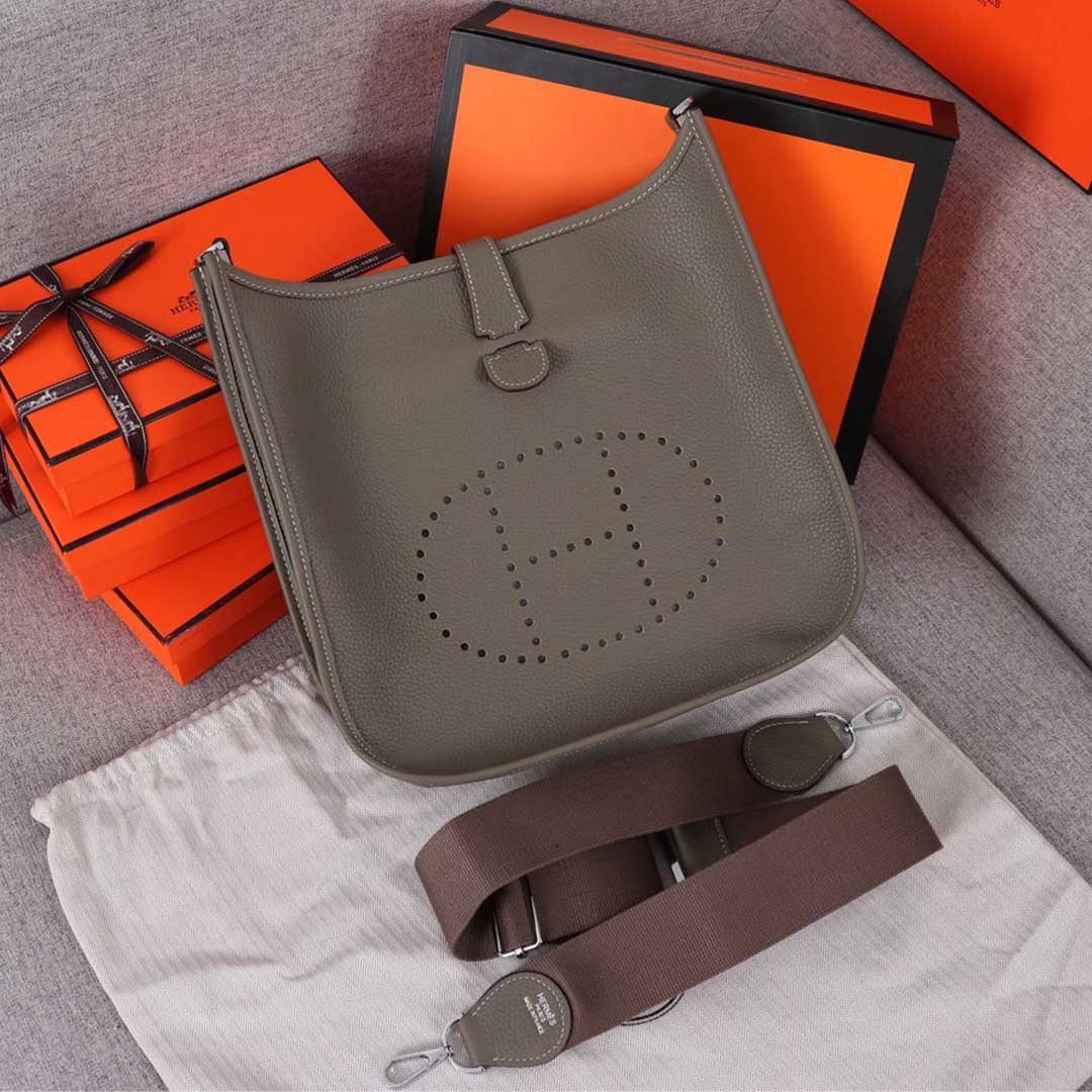 Replica Hermes Aaa-Evelyne Iii 29 Bag Orange/Black/Blue1:1High-quality replica
