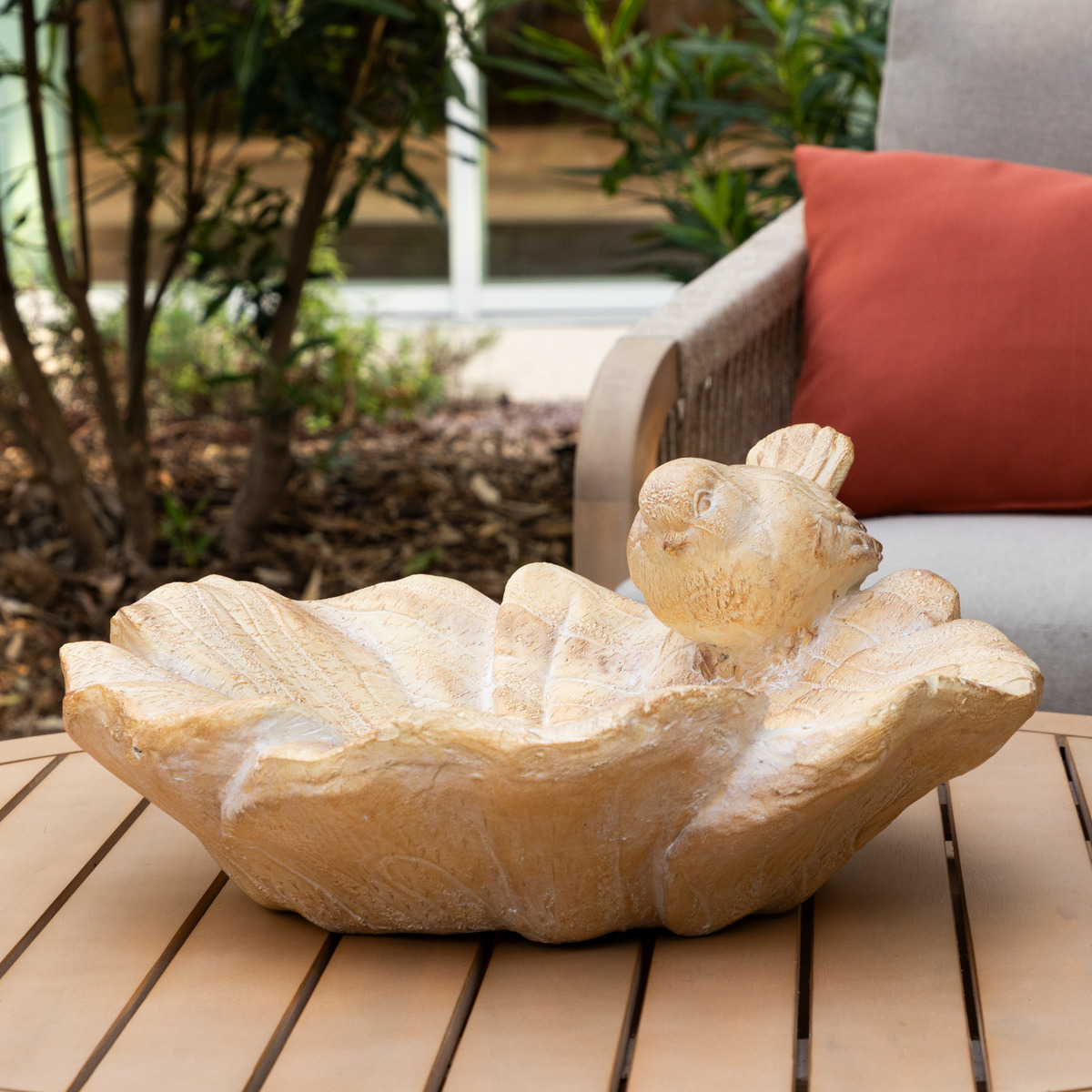 Bowl "Birdy" Beige, &Oslash; 38 cm