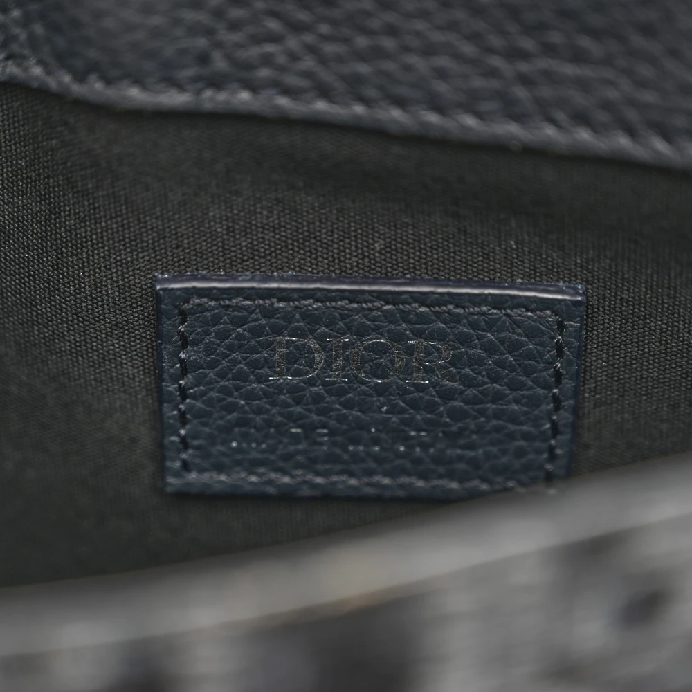 Replica Dior Saddle Bag in Blue Oblique Canvas | Mirror Quality