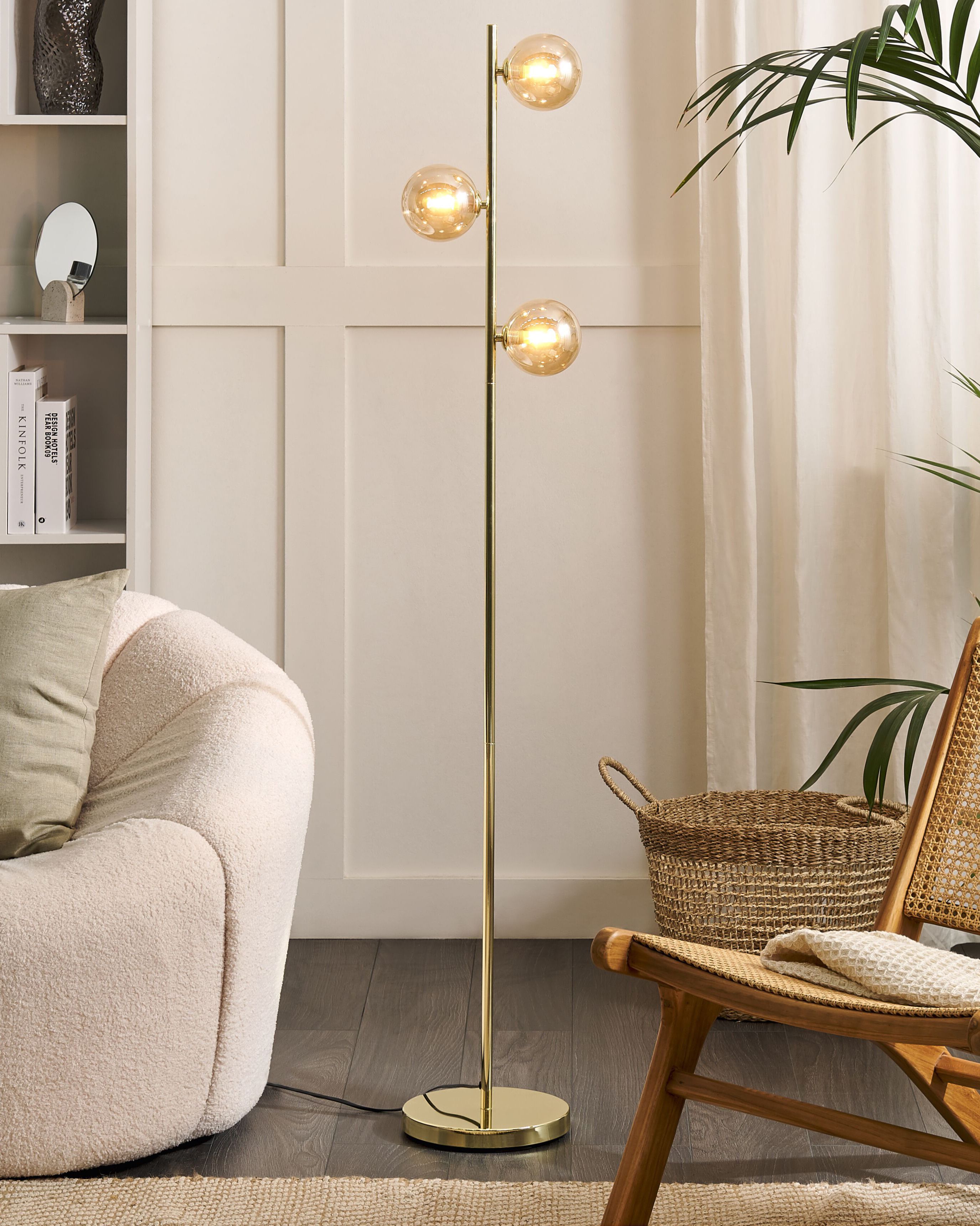Floor Lamp RAMIS Metal Gold