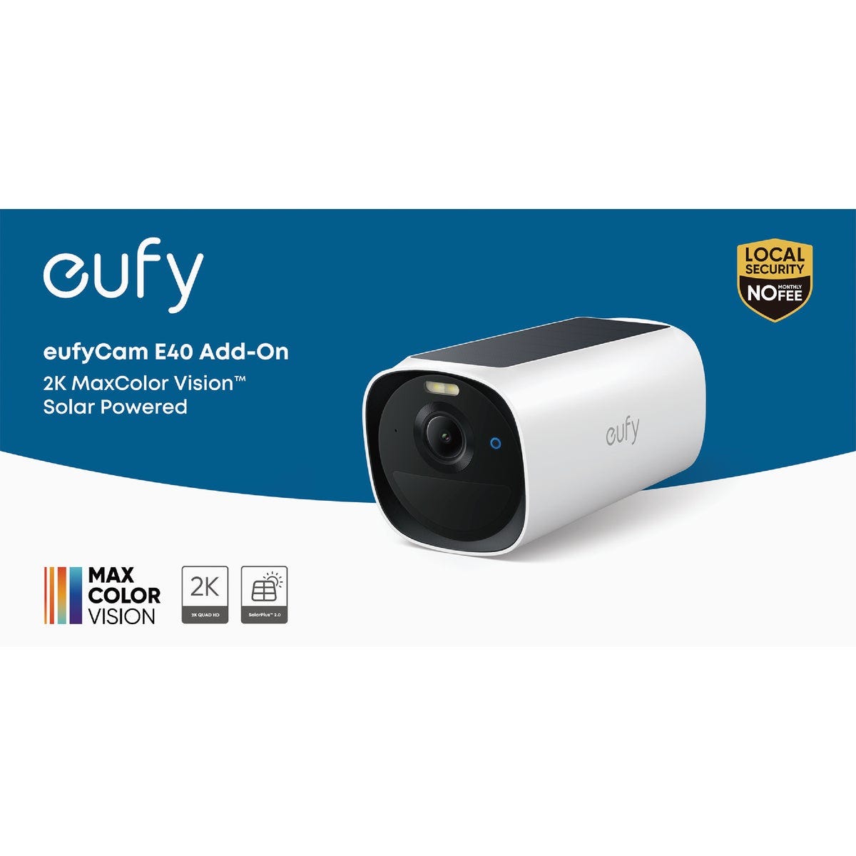 eufyCam E40 Outdoor Wireless Solar Security Camera