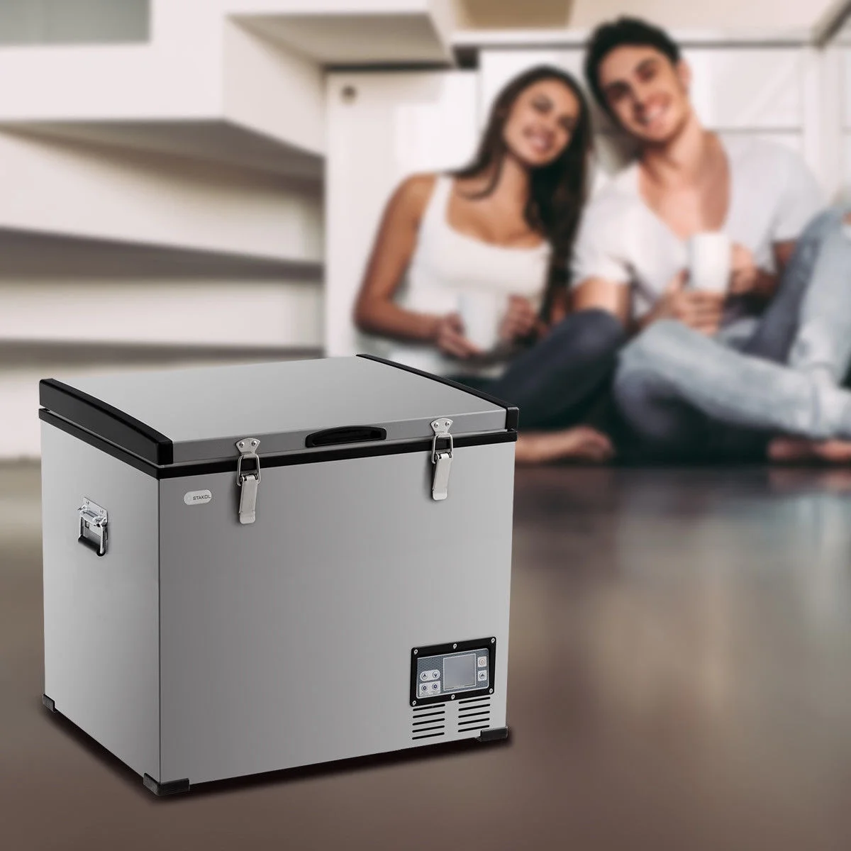 Costway 63-Quart Portable Electric Car Cooler Refrigerator / Freezer Compressor for RVs Camping - Image 6