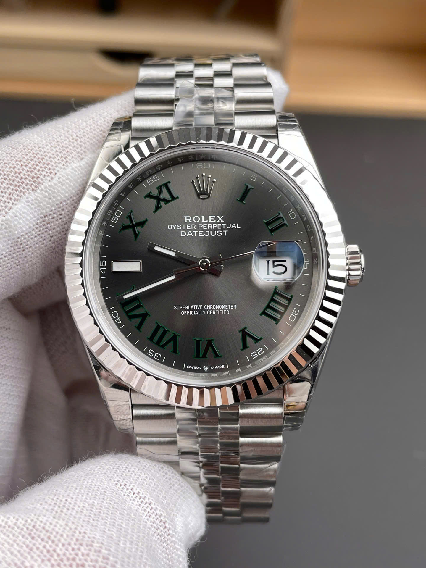 Rolex DateJust 126334 High End Watch Replicas Wimbledon Dial VS Factory Men s 41mm - Elite Watch Atelier
