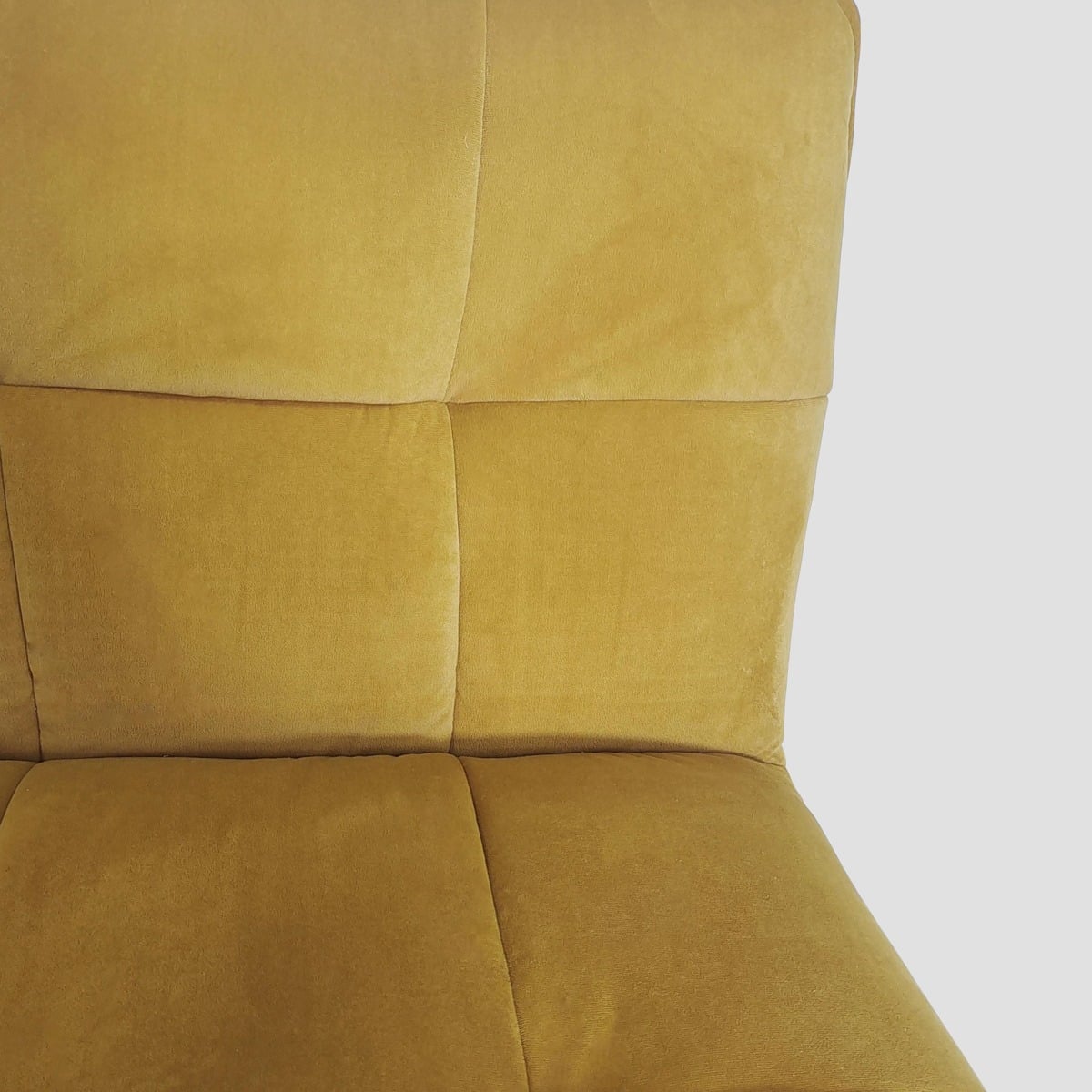Fotel NELOX welurowy musztardowy 63x69x73 cm