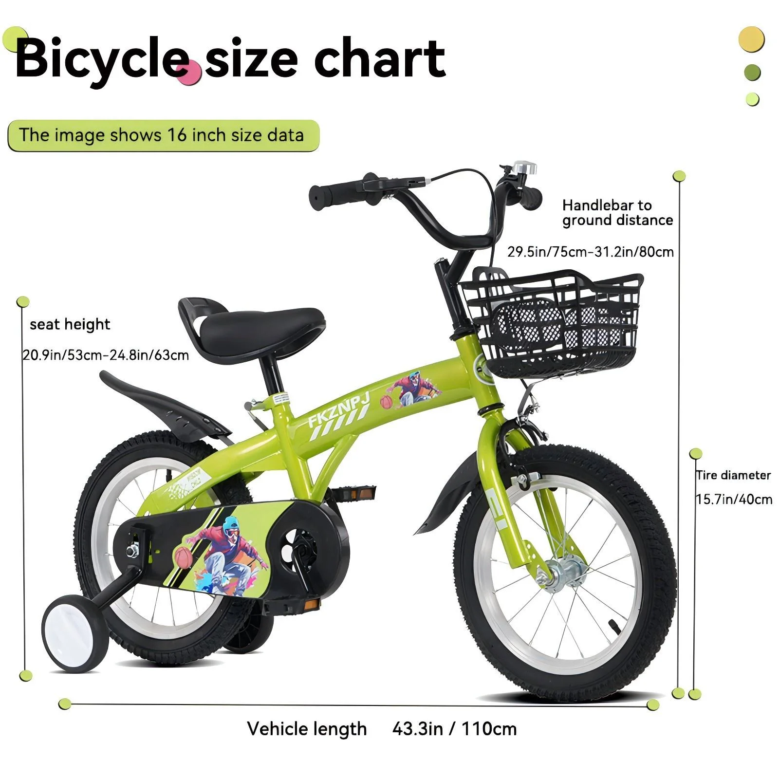 iRerts Kids Bike with Training Wheels, 16 Inch Kids Bicycle for Boys Girls Ages 4-8 Years Old, Girls Bicycles for Kids with Adjustable Seat, Fender and Varrier, Pink - Image 32