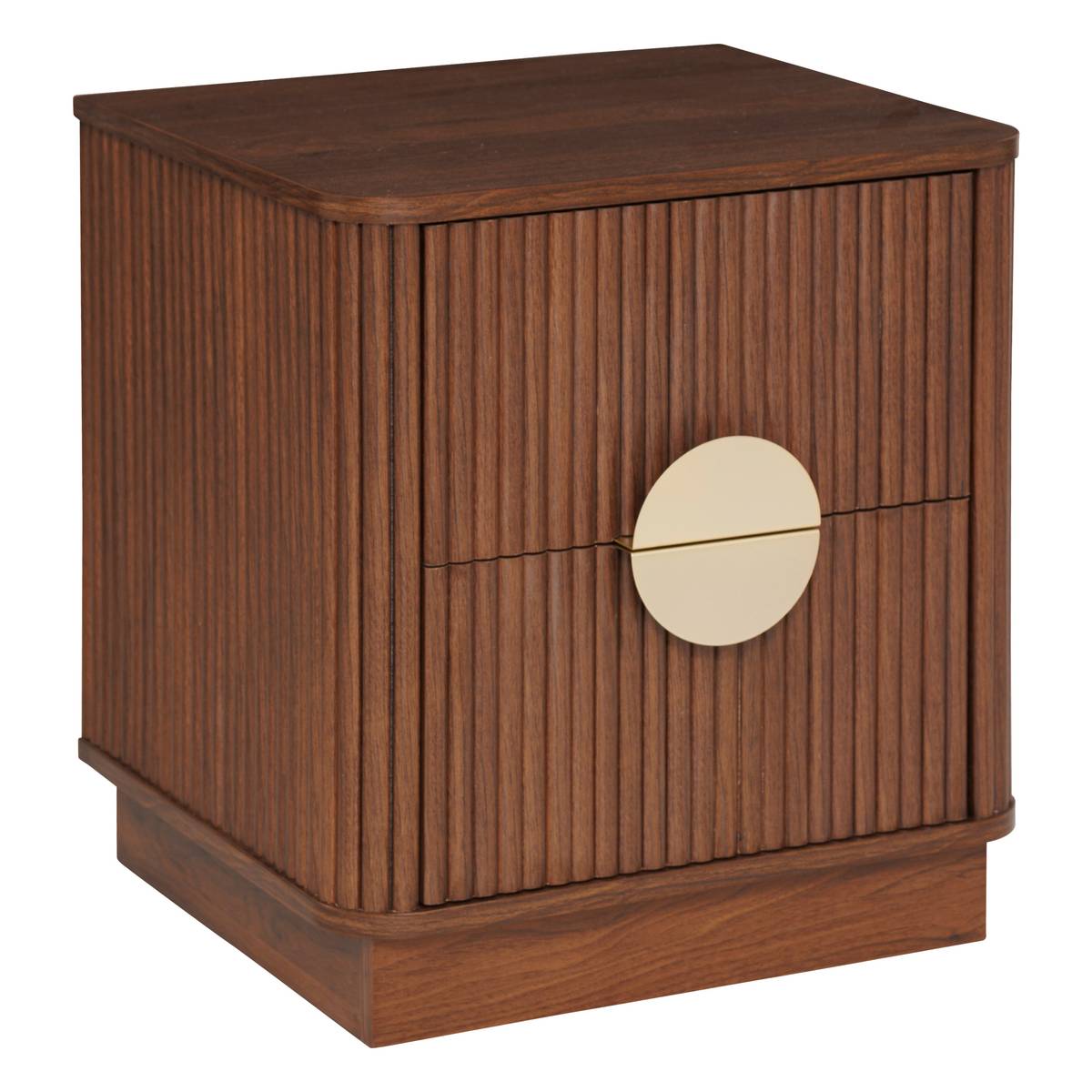 Bedside Table "Wany" Brown, 45x40 cm