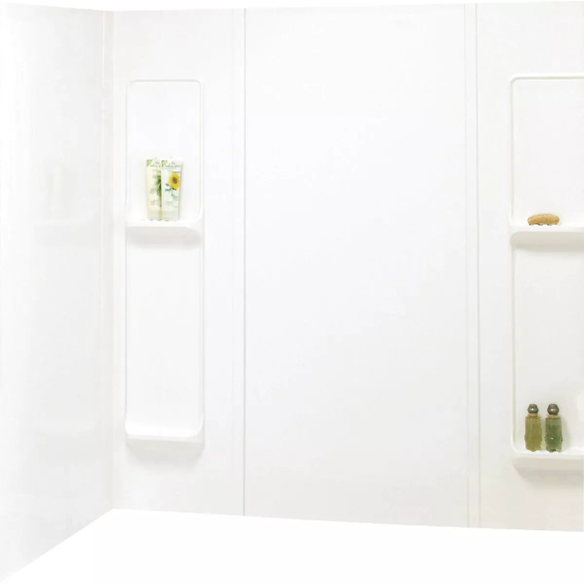 Maax Elan 61 In. W x 31-3/4 In. L x 59 In. H 5-Piece Glue Up Tub Wall Surround in White