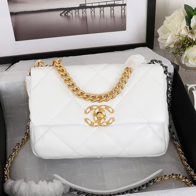 Chanel 19 Large Handbag1:1High-quality replica