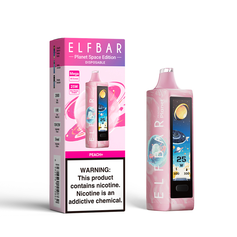 ELF BAR PLANET 25K vape usa e getta ricaricabile (tutti i gusti)