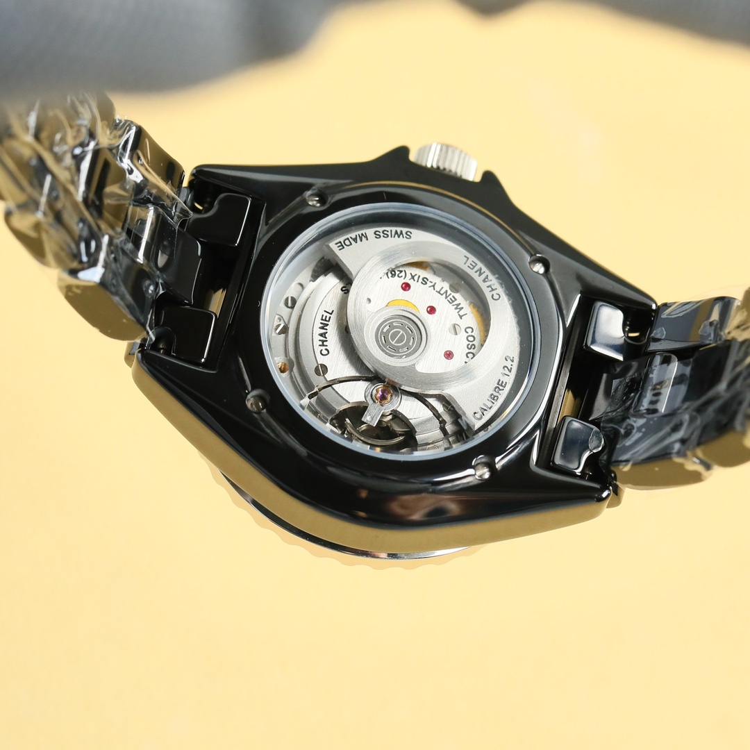 New Super Ceramic - Chanel J12 33mm watch! Goddess Benefits - Black(1:1 replica) - Top club