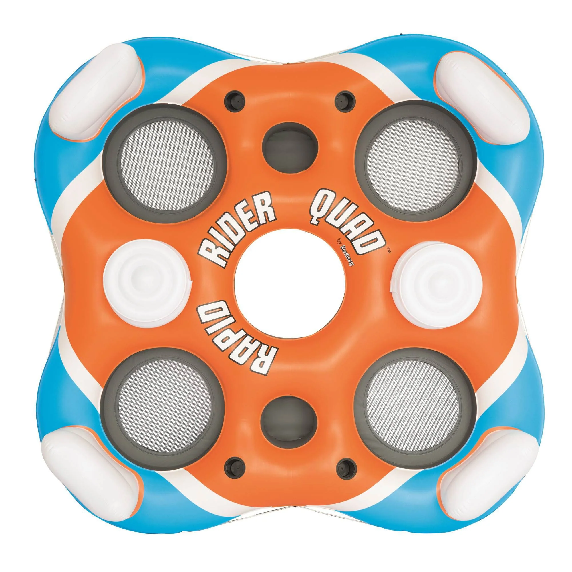 Bestway Rapid Rider 4 Person River Lake Raft and Intex Electric Air Pump - Image 2