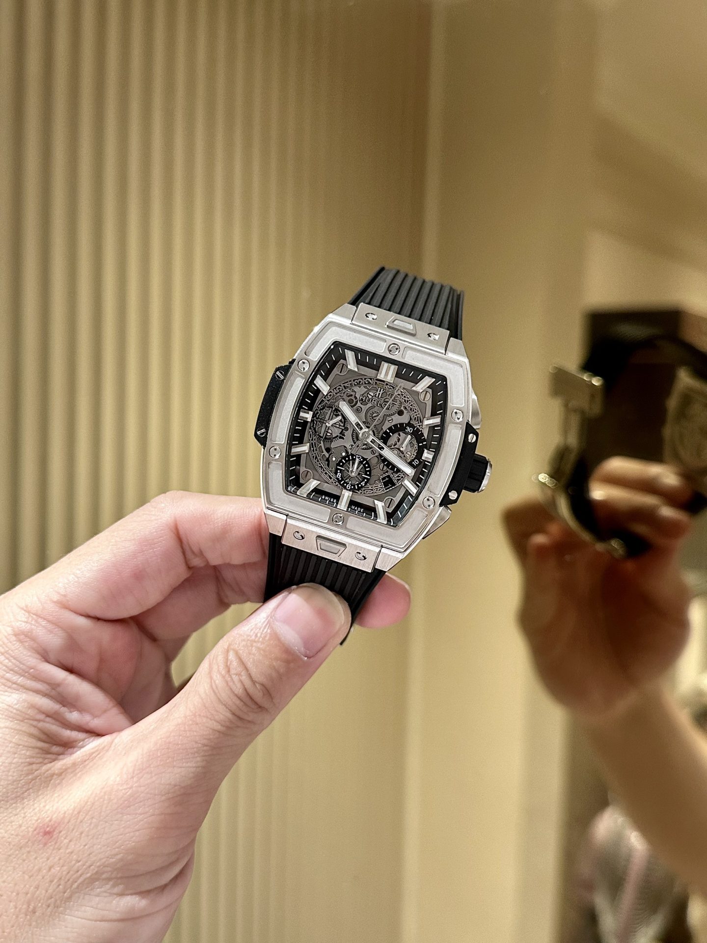 Hublot Replica 1:1 Watch Spirit Of Big Bang Black Titanium Chronograph 42mm - Elite Watch Atelier