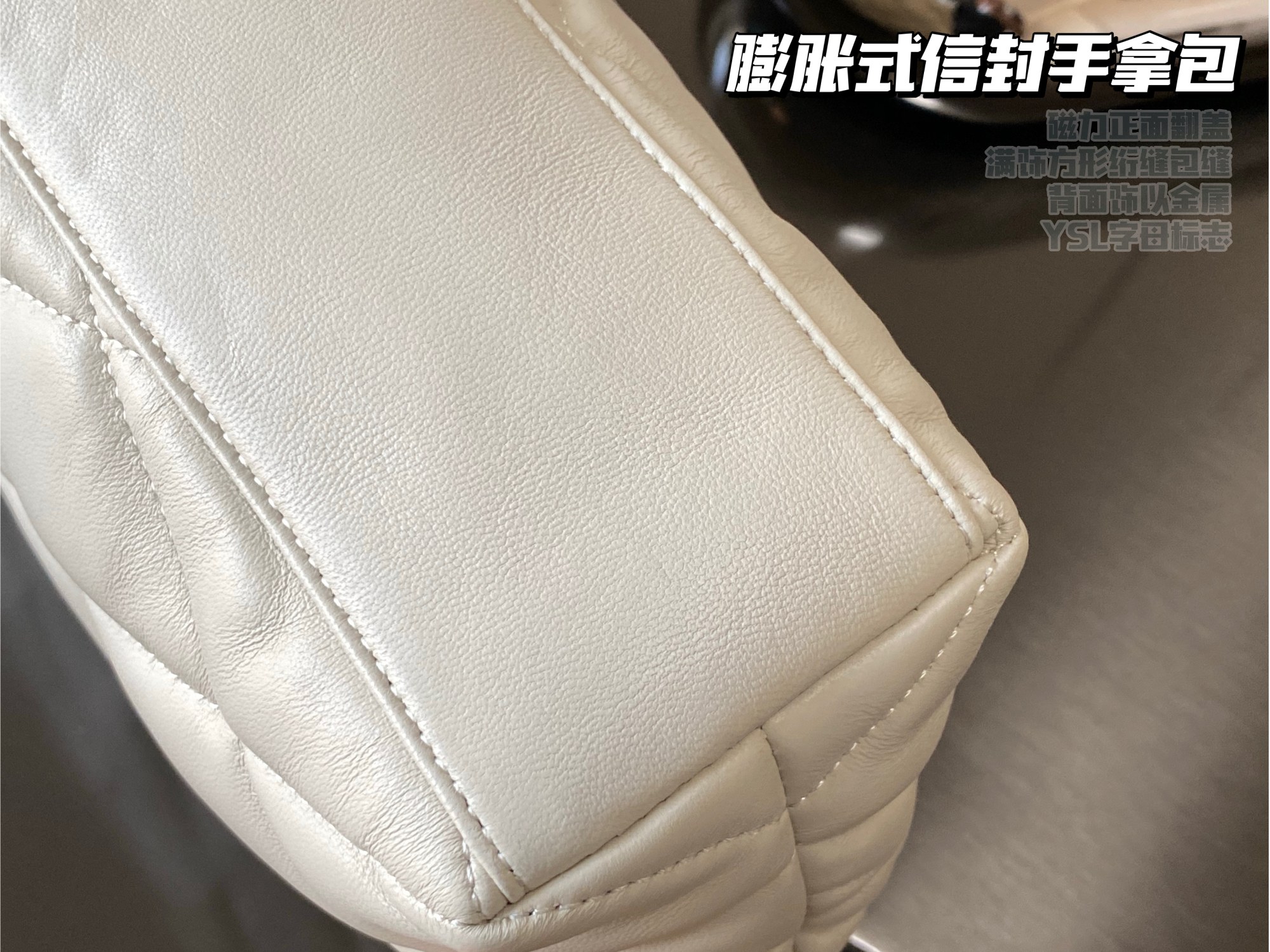 SADE LARGE CLUTCH IN SATIN1:1High-quality replica