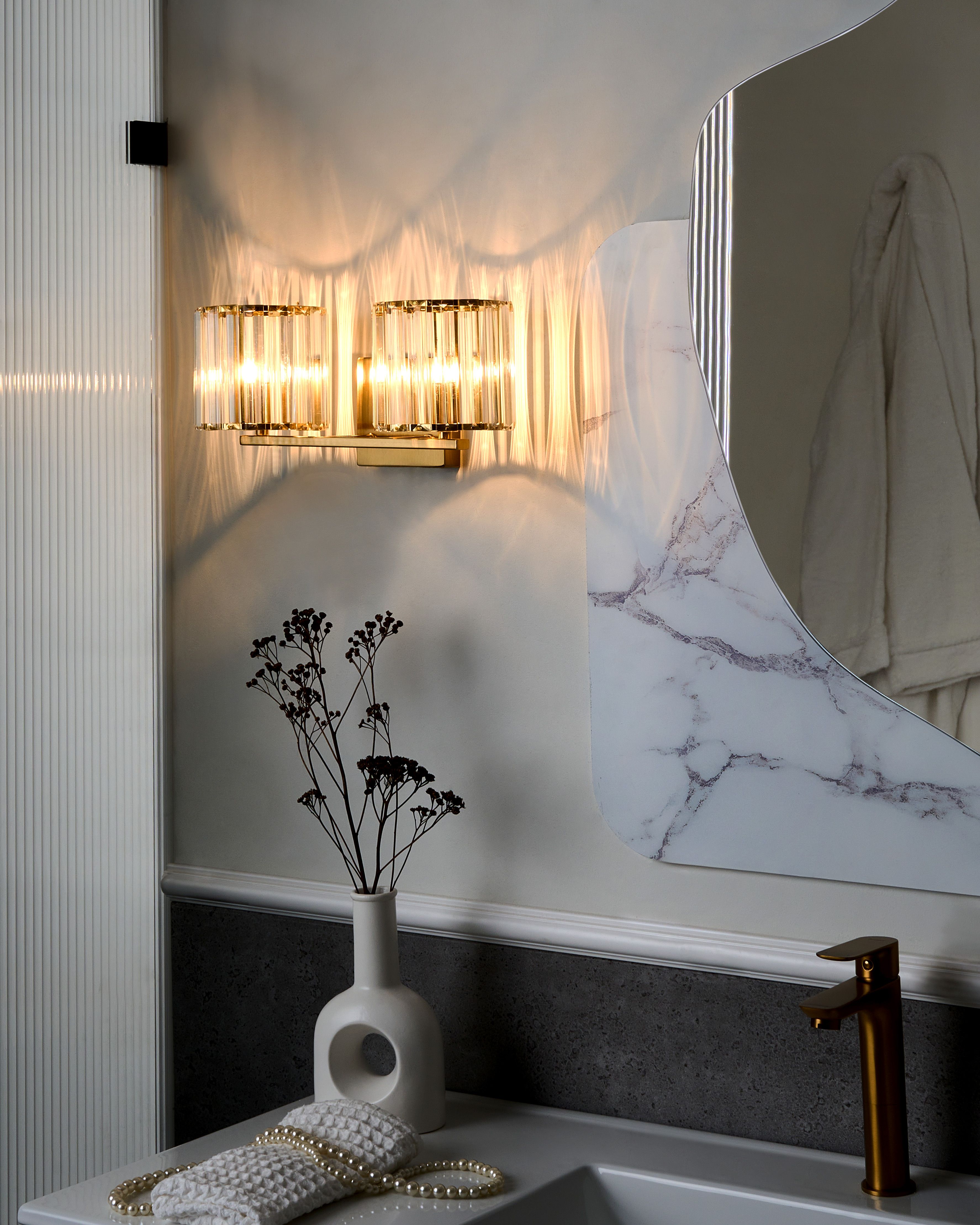 Wall Lamp LOURIDO Metal Gold