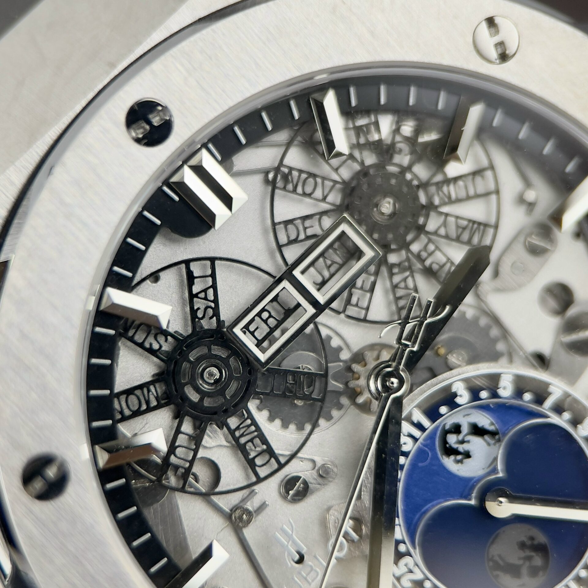 Hublot Aerofusion Moonphase Replica Watch Skeleton Mechanical 45mm - Top club
