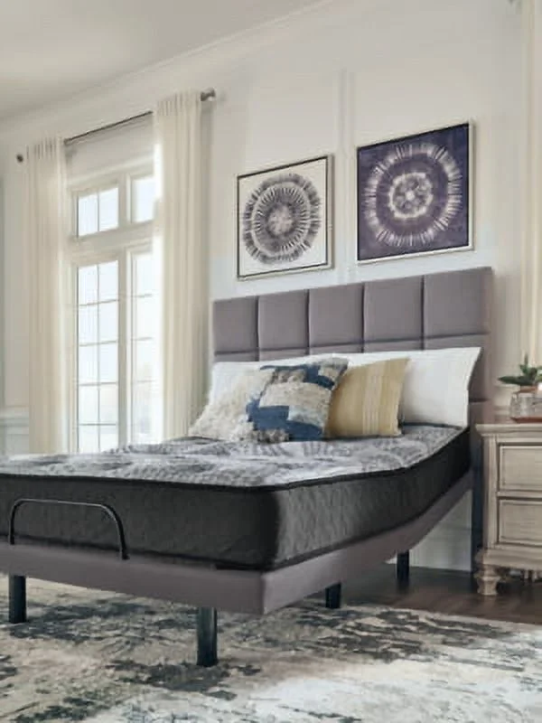 Signature Design by Ashley  Comfort Plus Twin Mattress, Gray
