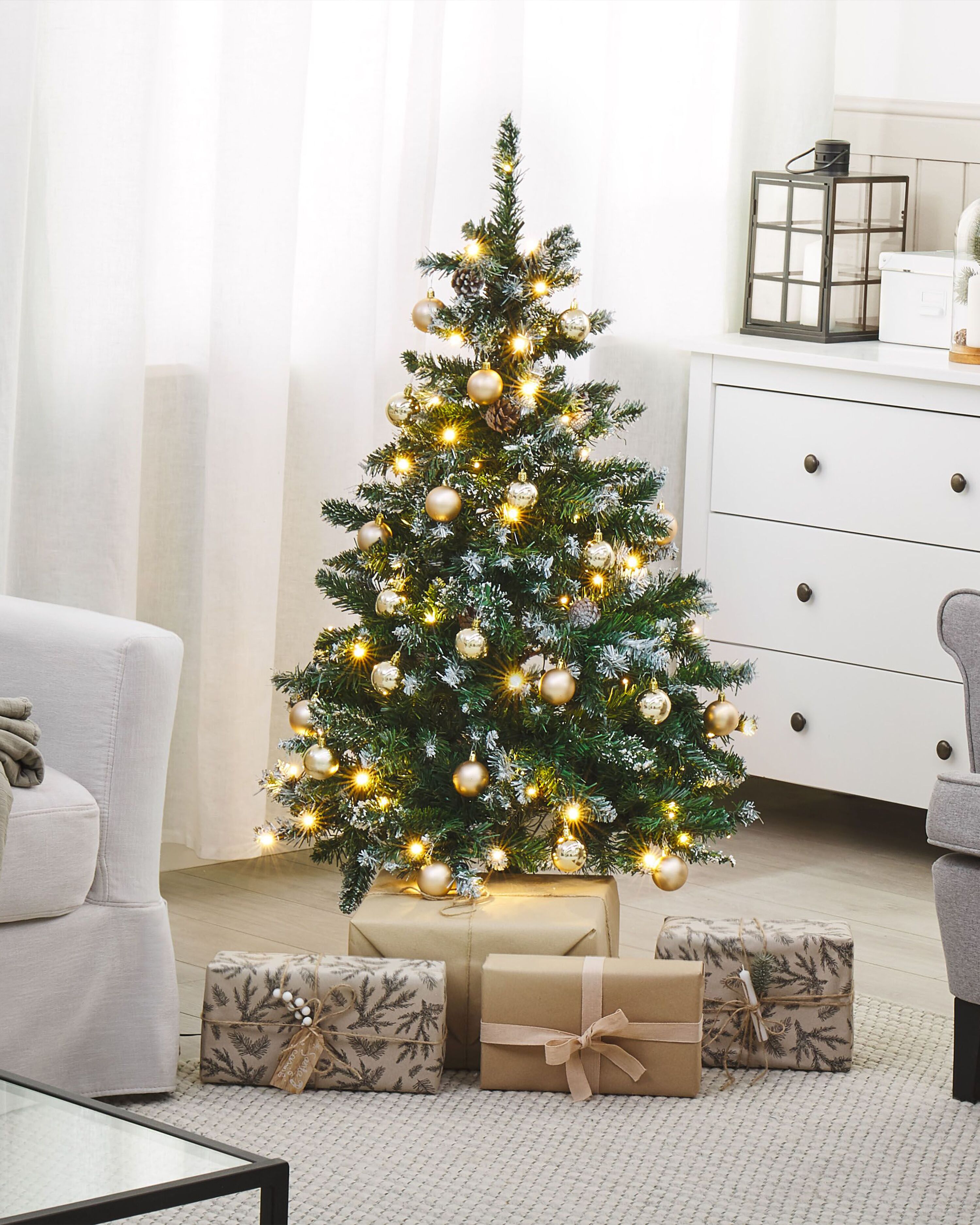 Artificial Christmas Tree LED PALOMAR 120 cm Dark Green