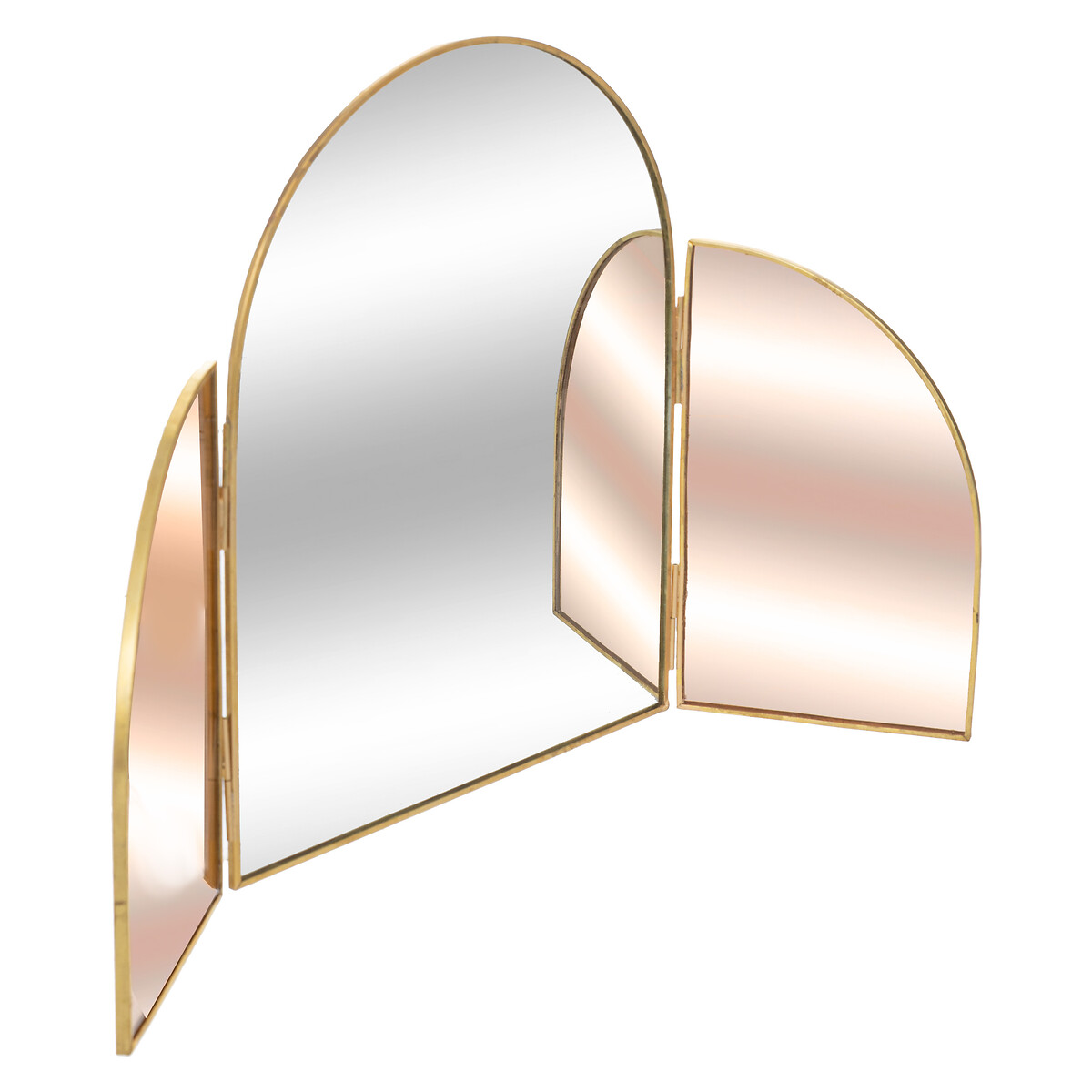 Mirror Brass, pink, h.40,5 cm
