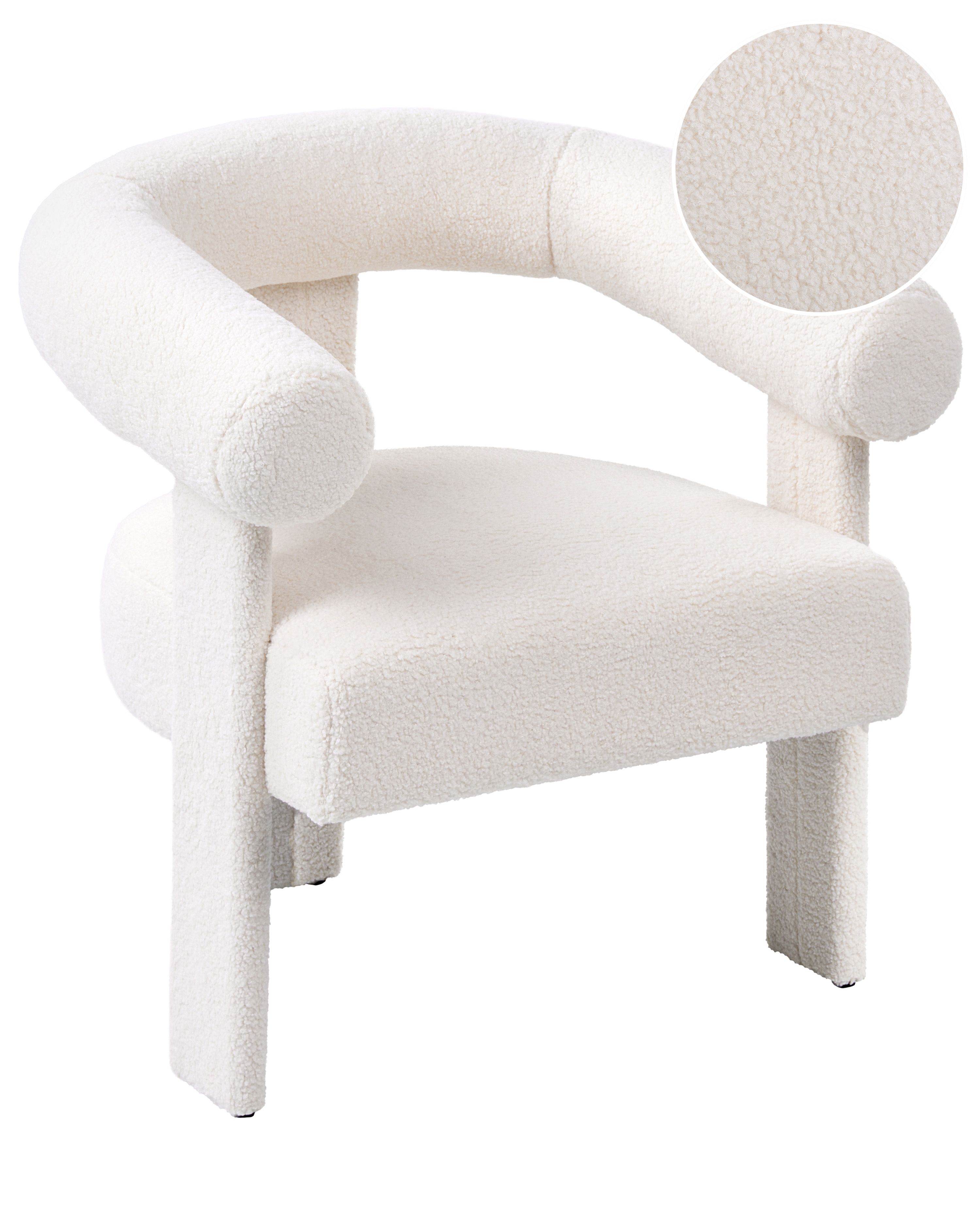 Armchair ILBRO Boucle Off-White