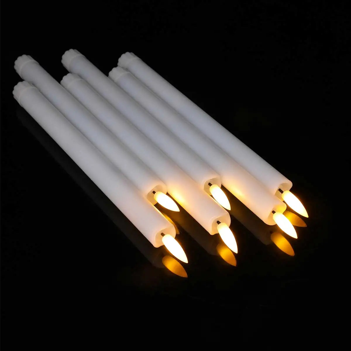 CandleGleam | LED Kegelkaarsen met Warme Gele Gloed