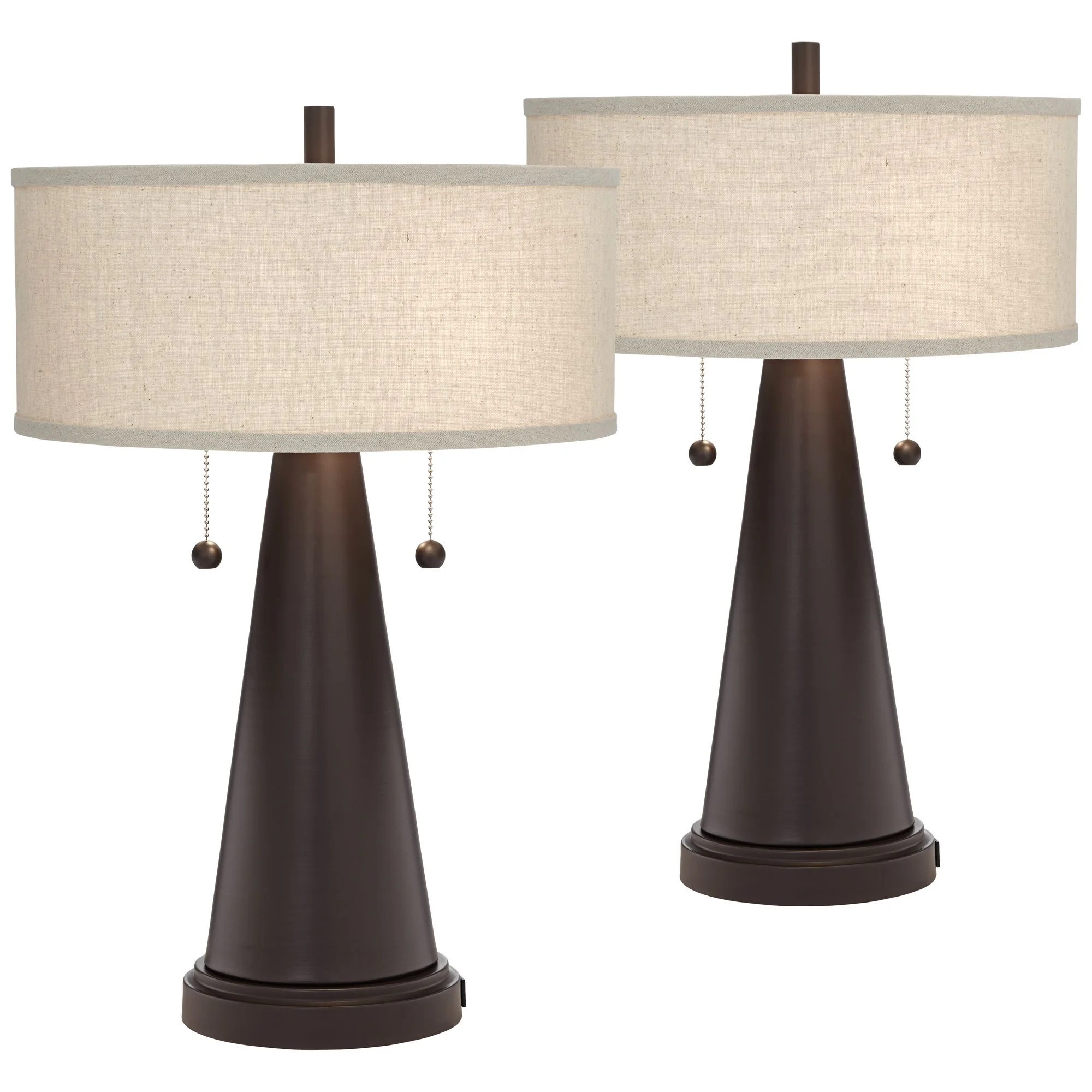 Franklin Iron Works Craig Rustic Farmhouse Accent Table Lamps 23