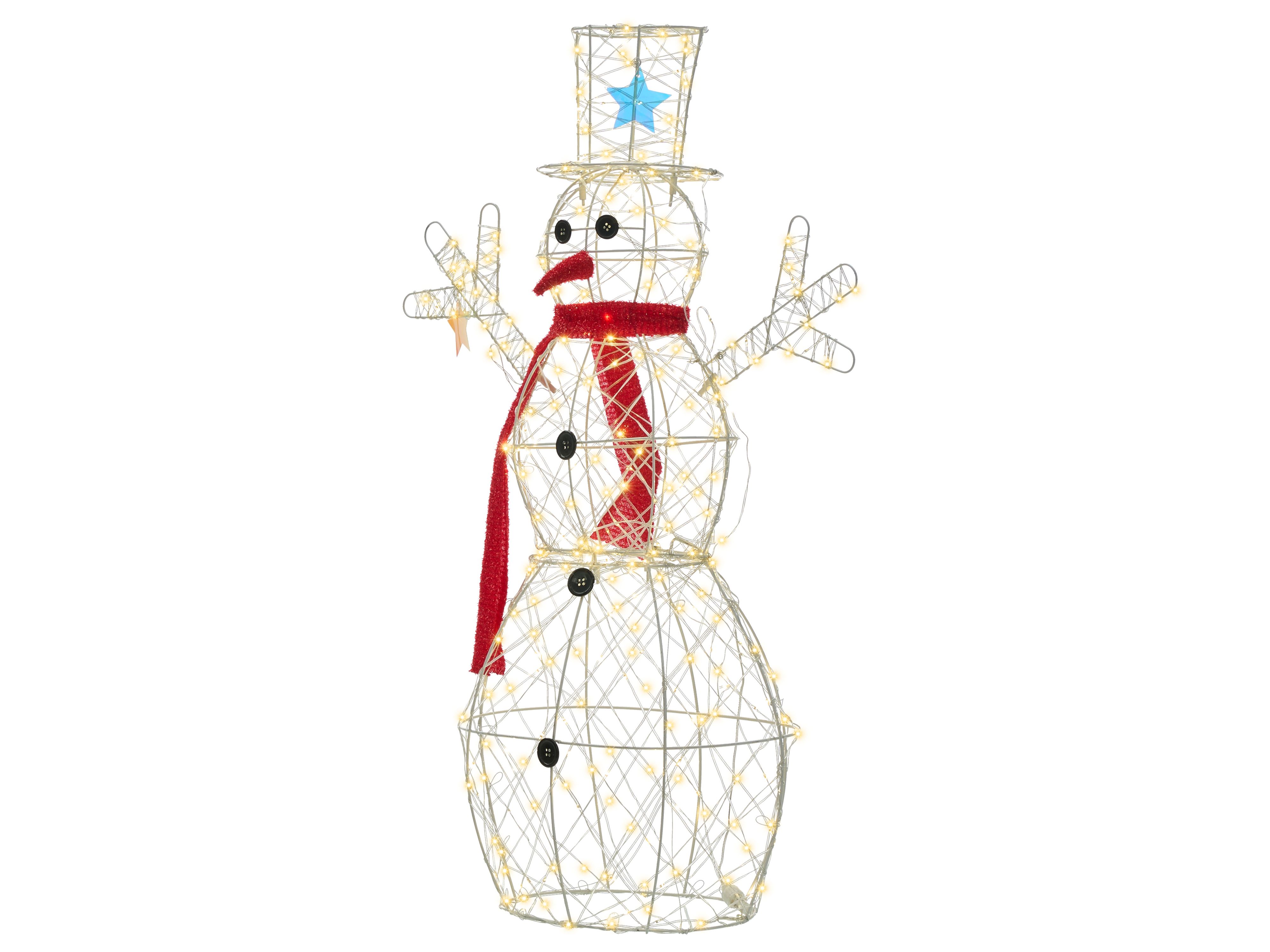 Outdoor Decoration LED VASMAN Snowman 93 cm White