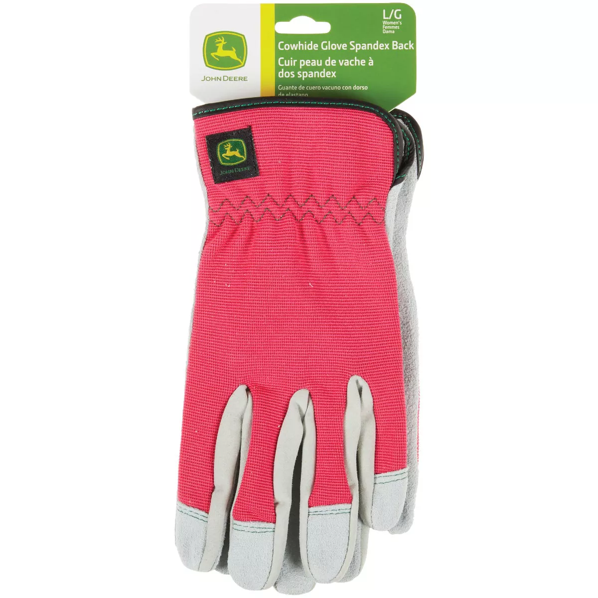 John Deere Women's Medium/Large Split Cowhide Leather Work Glove