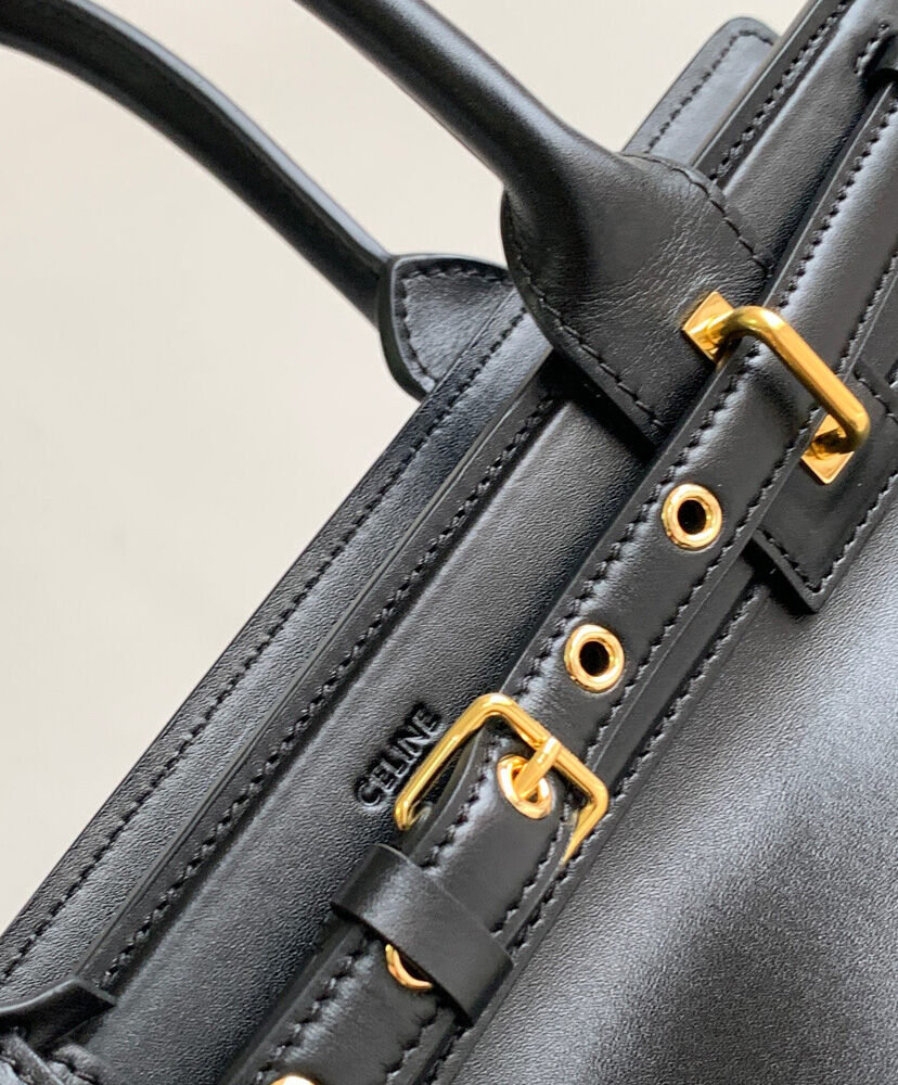 Celine Conti Bag In Supple Calfskin Black1:1High-quality replica