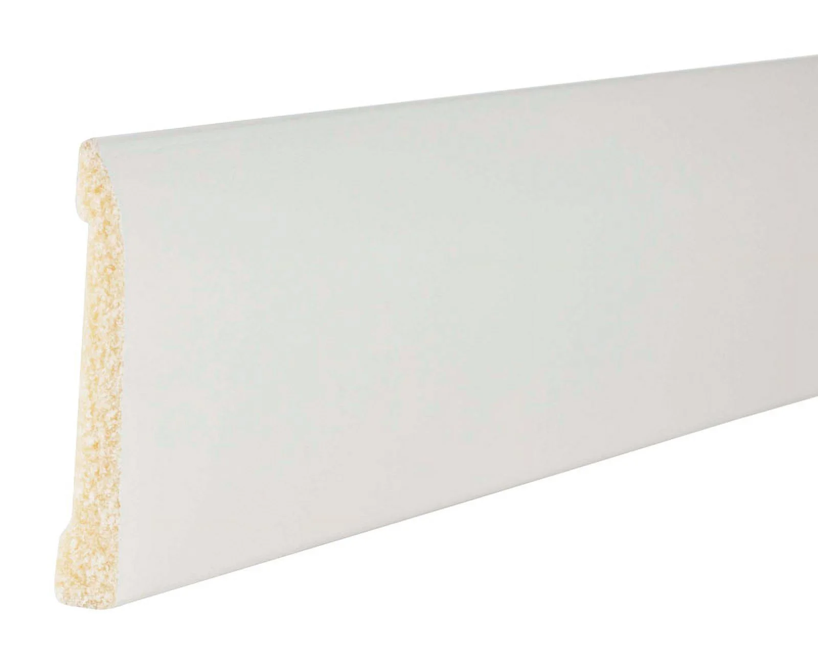 Inteplast Building Products 7/16 in. H X 1-15/16 in. W X 7 ft. L Prefinished White Polystyrene Trim